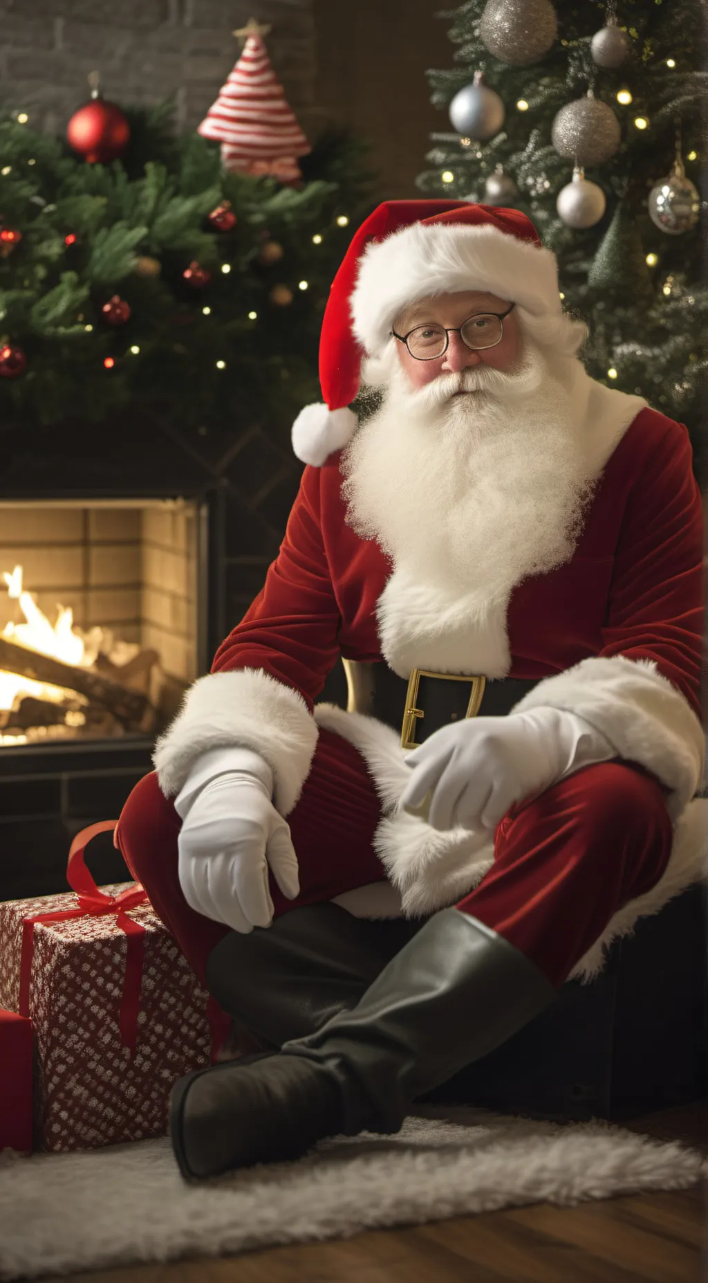 ai character: Santa Claus 🎅 background