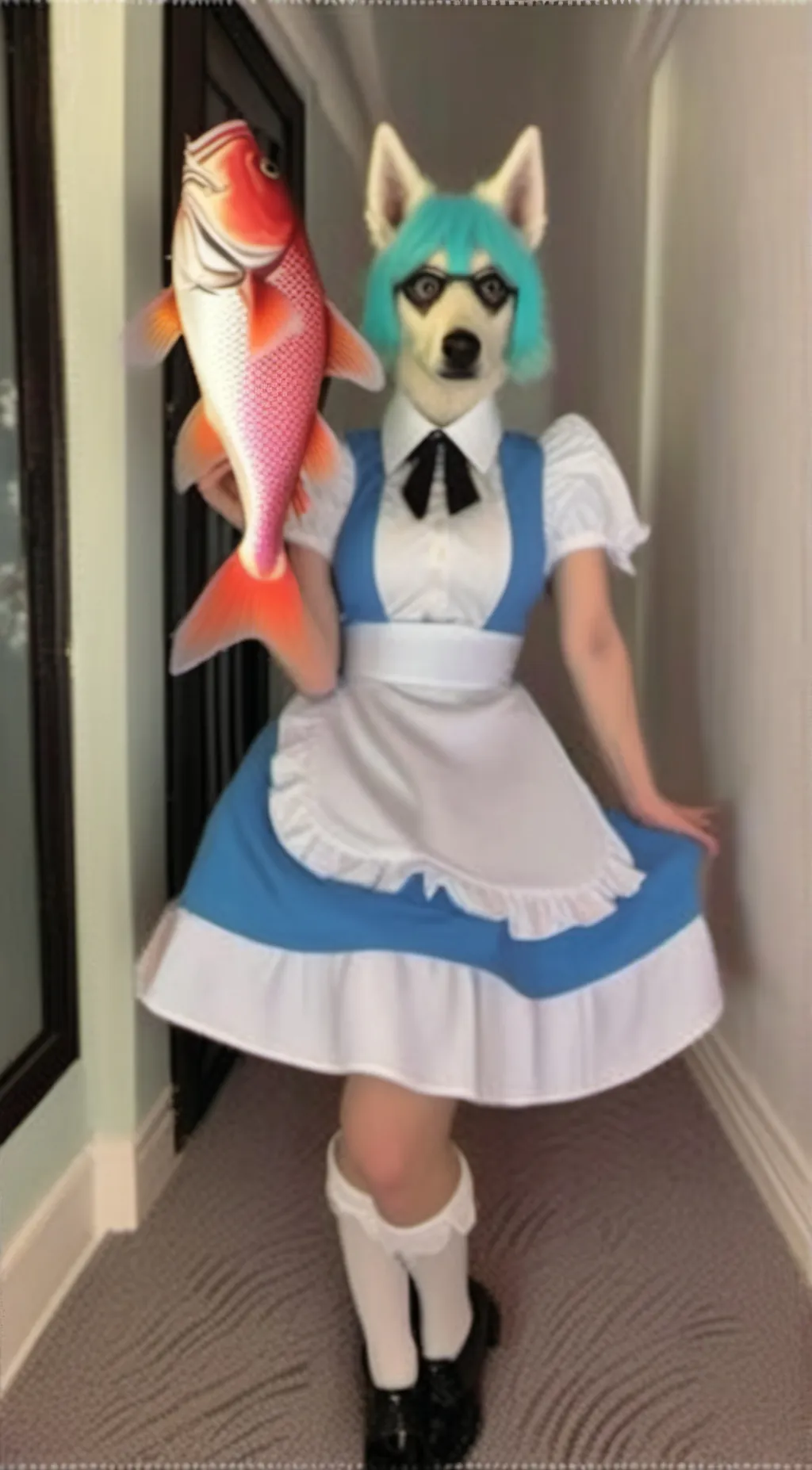 ai character: furry background