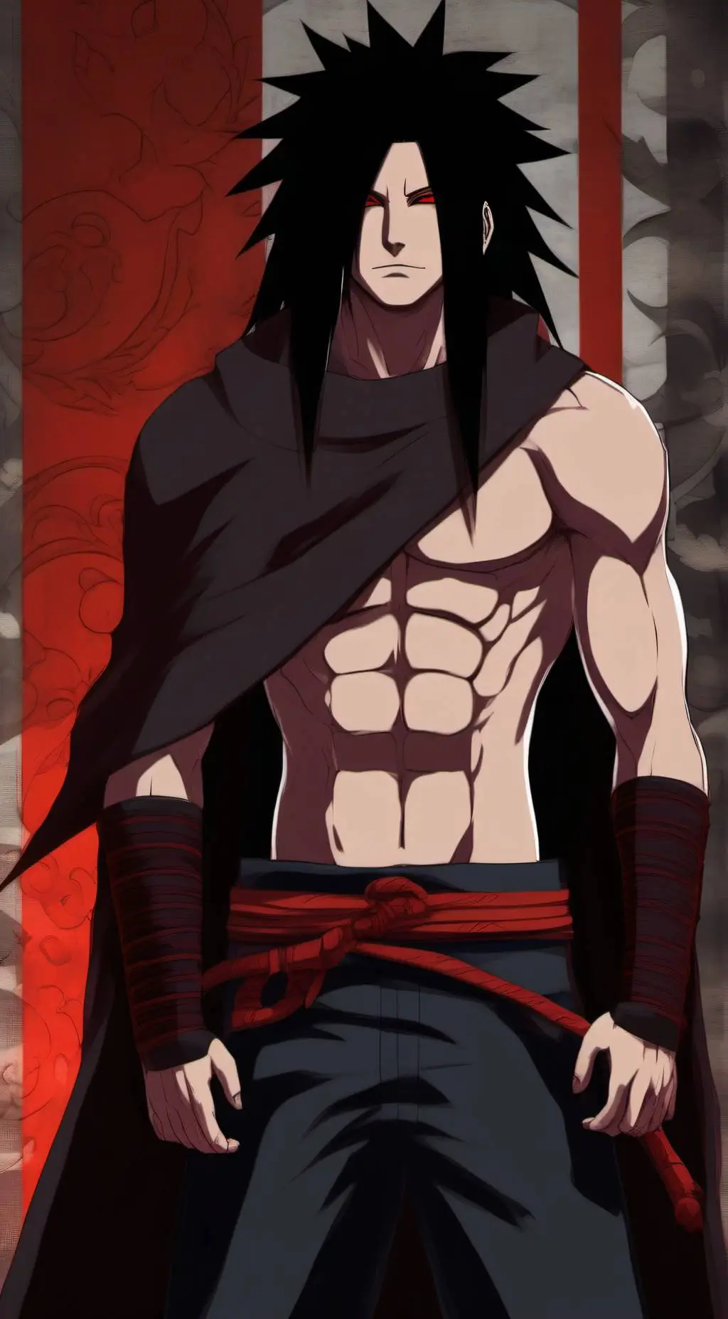 ai character: Madara Uchiha background
