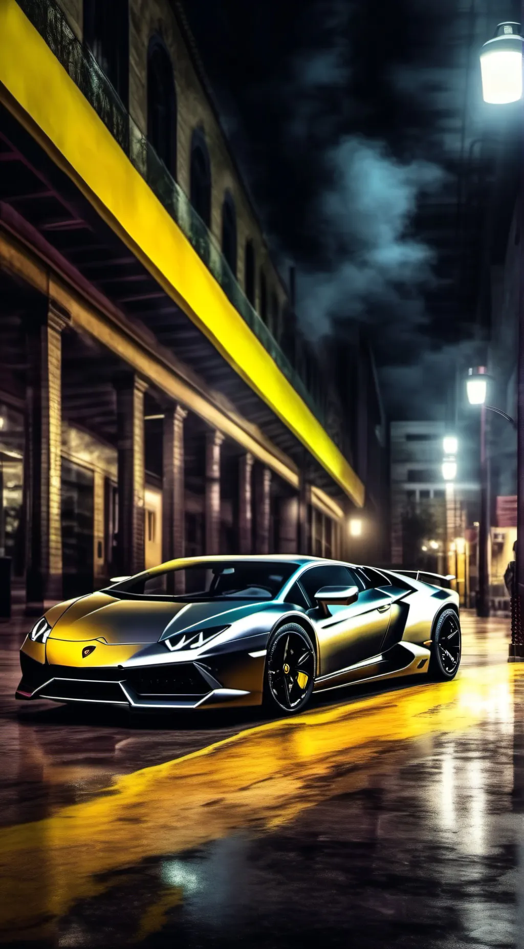 ai character: lamborghini 2 background