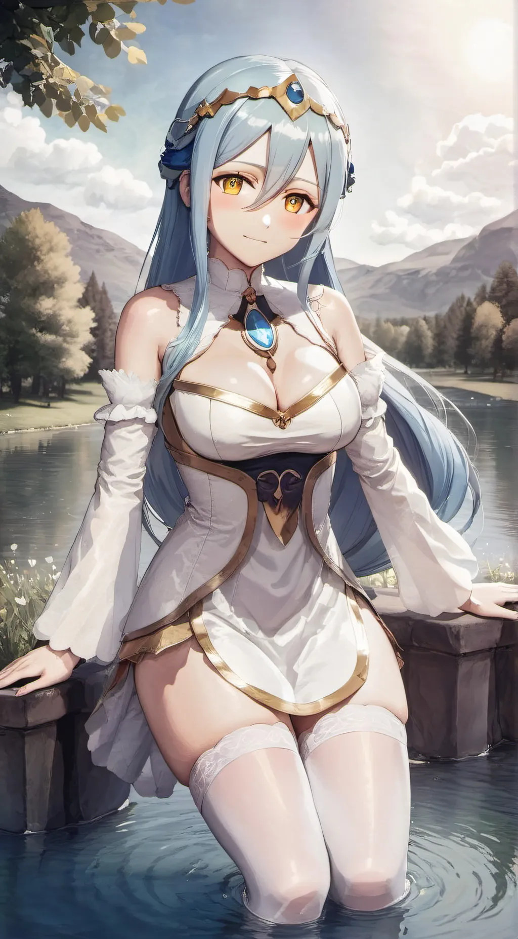 ai character: Azura background