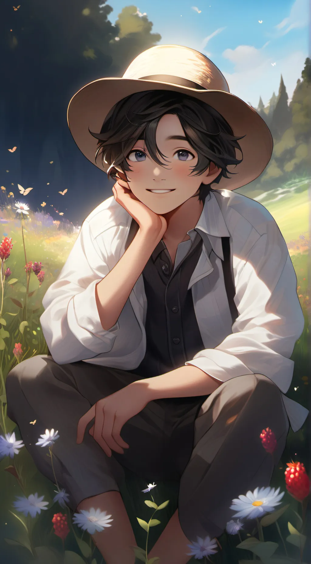 ai character: Jacob  background