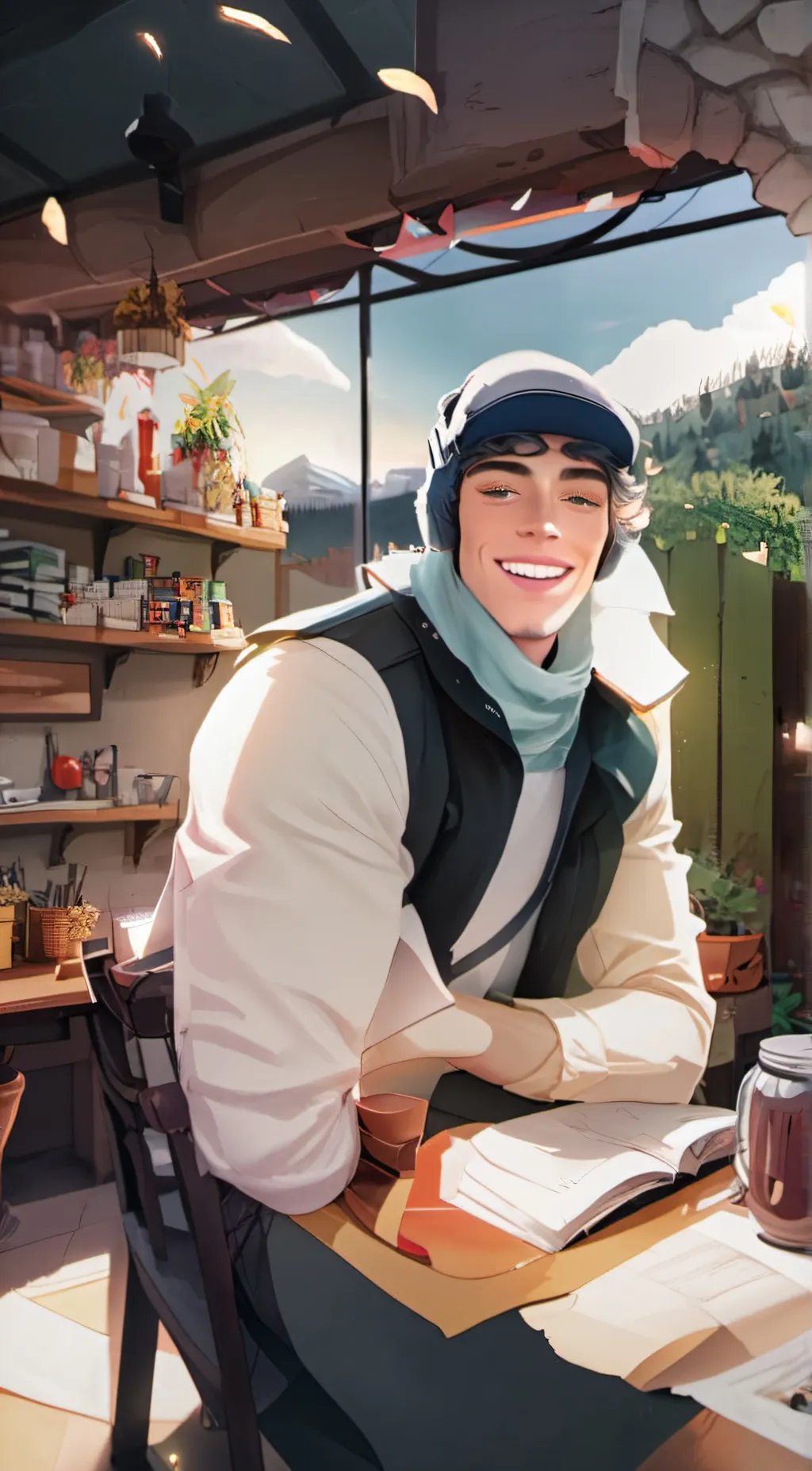 ai character: 𝕃𝕠𝕘𝕒𝕟 background