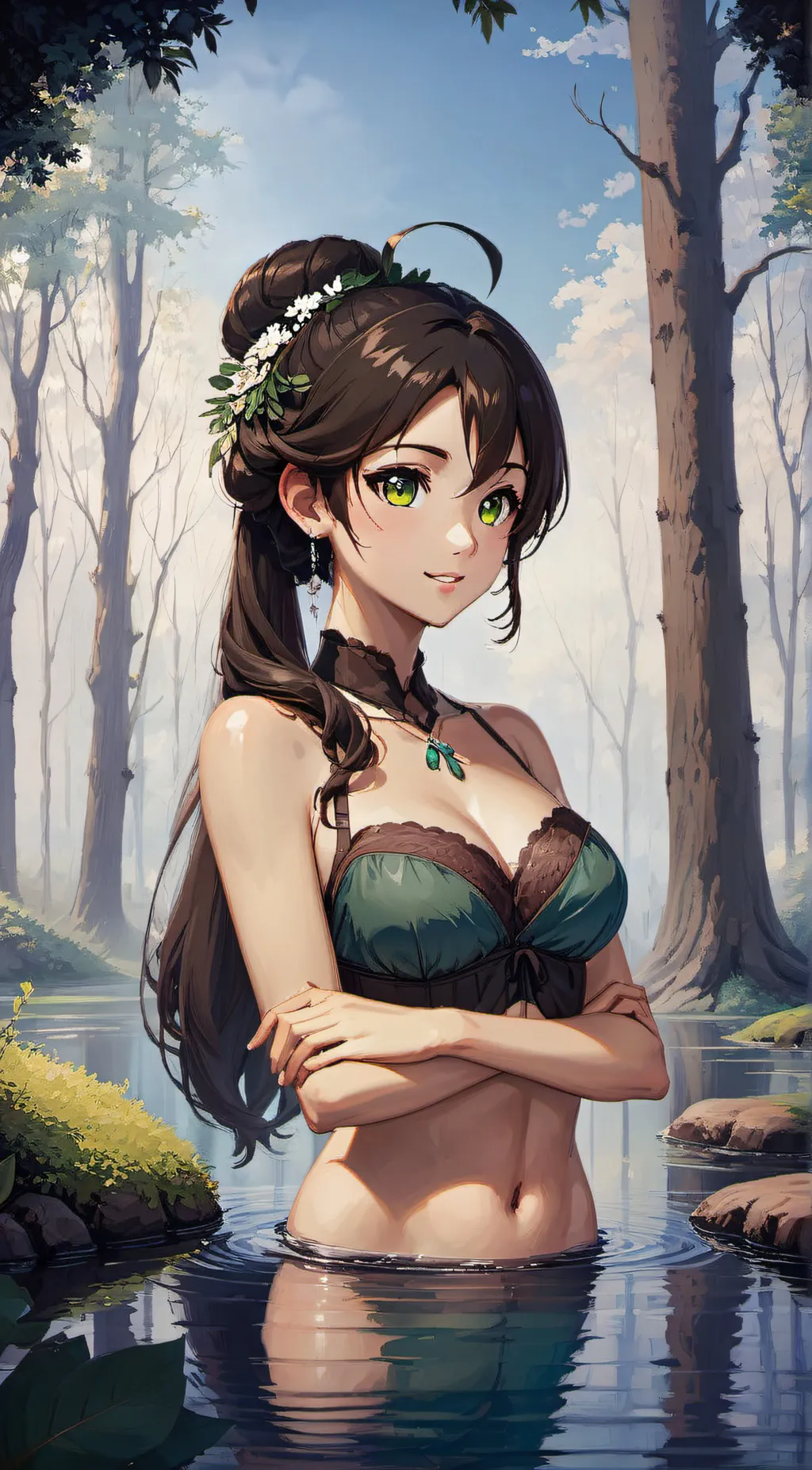ai character: Lily background