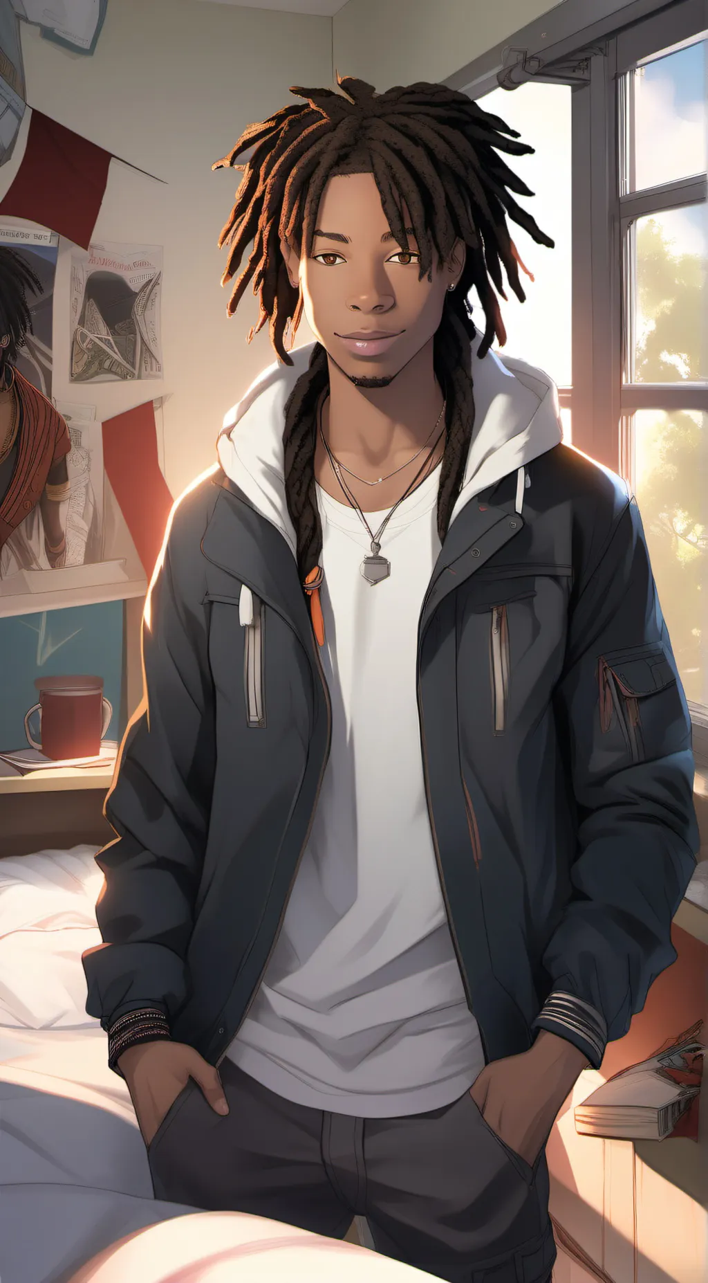 ai character: Xzavier  background
