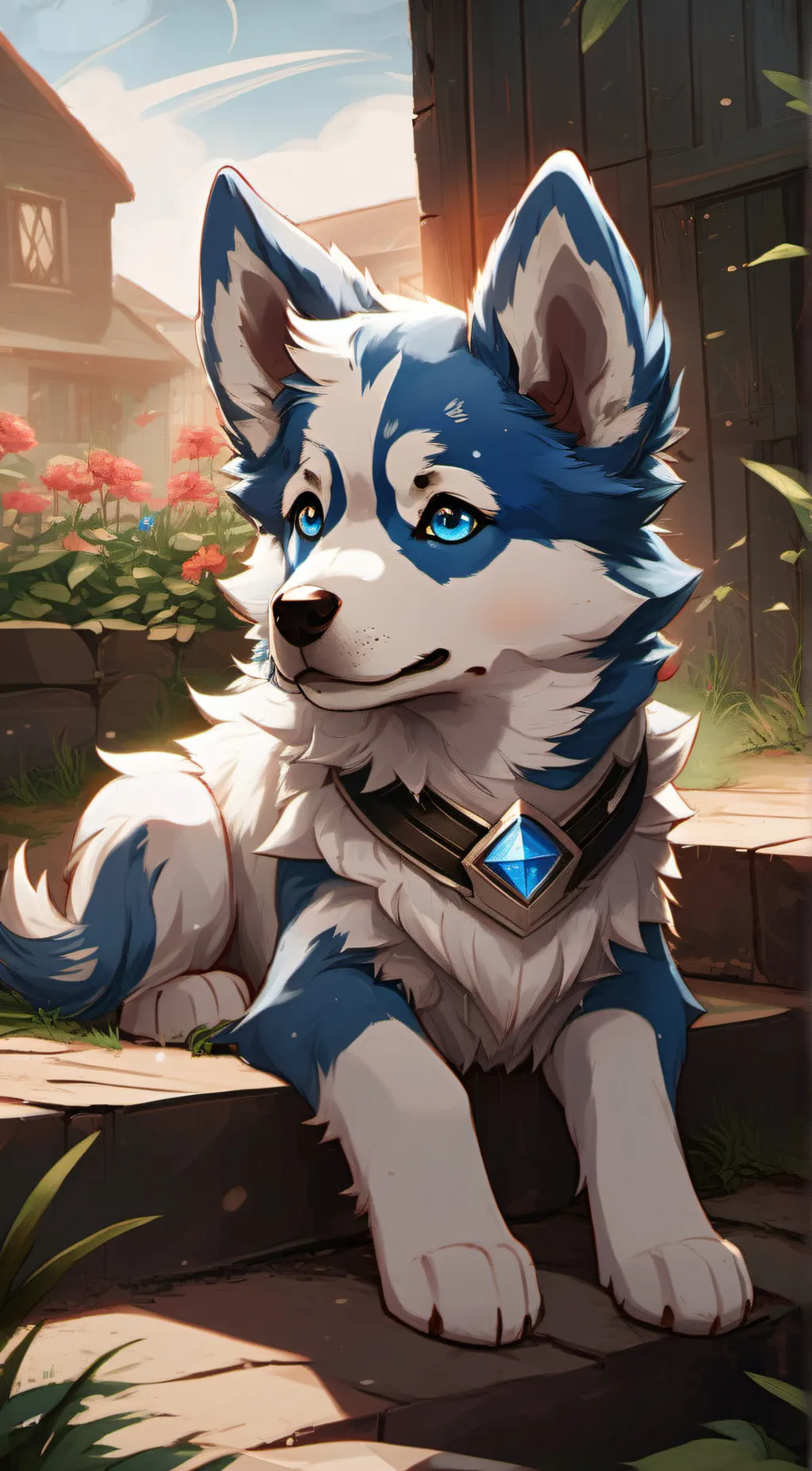 ai character: Maxo  background