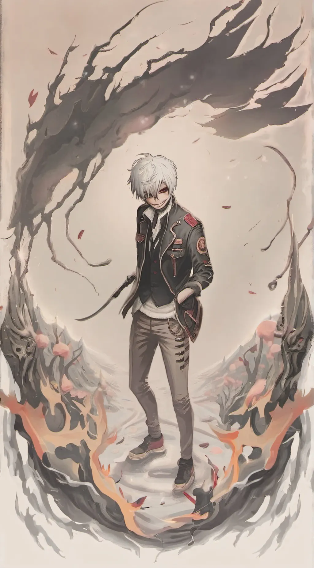 ai character: Kaneki background