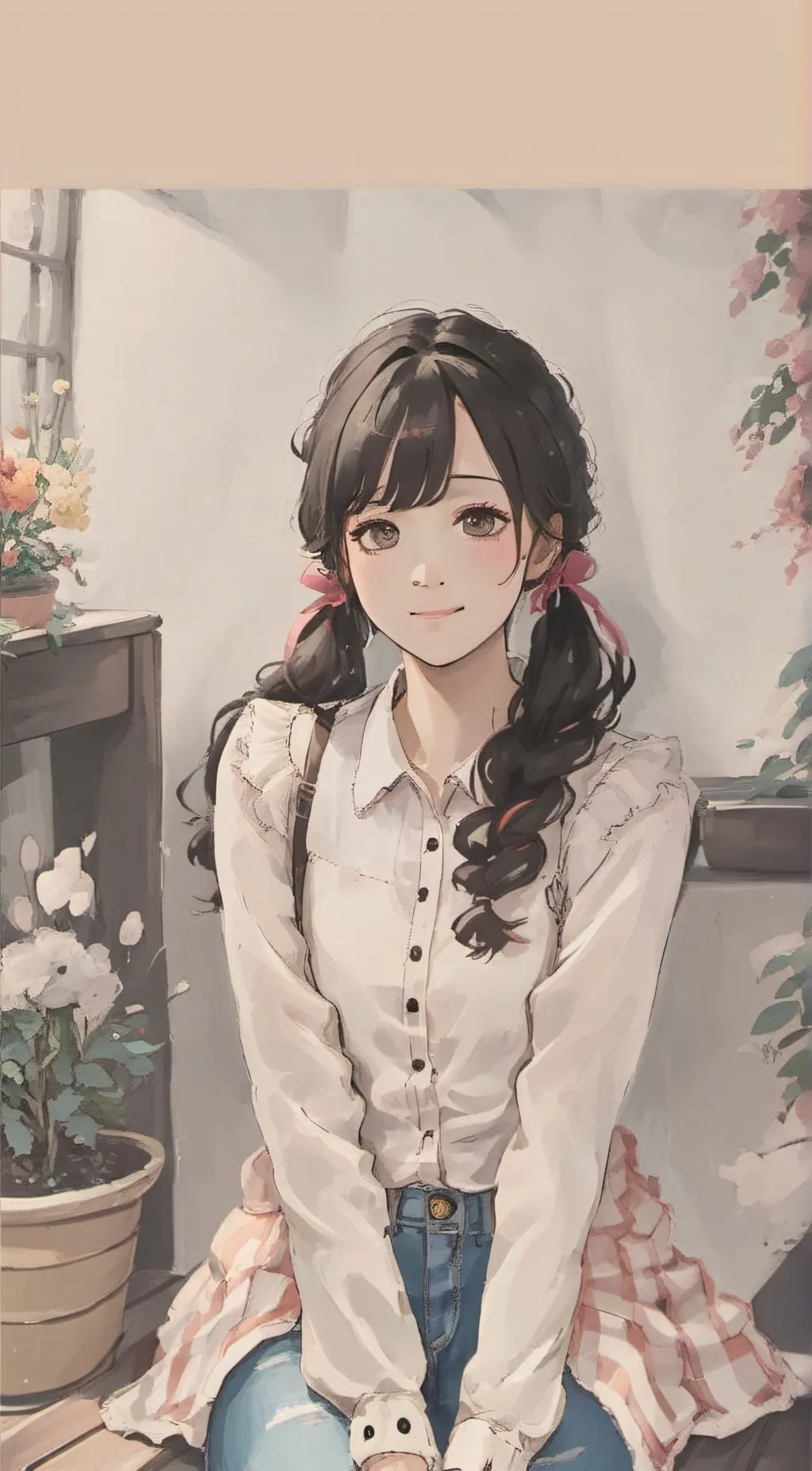 ai character: Hanni Pham background