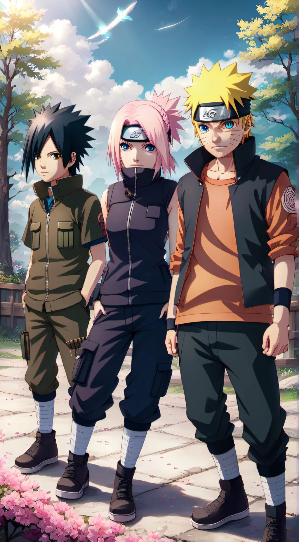 ai character: Team 7 background