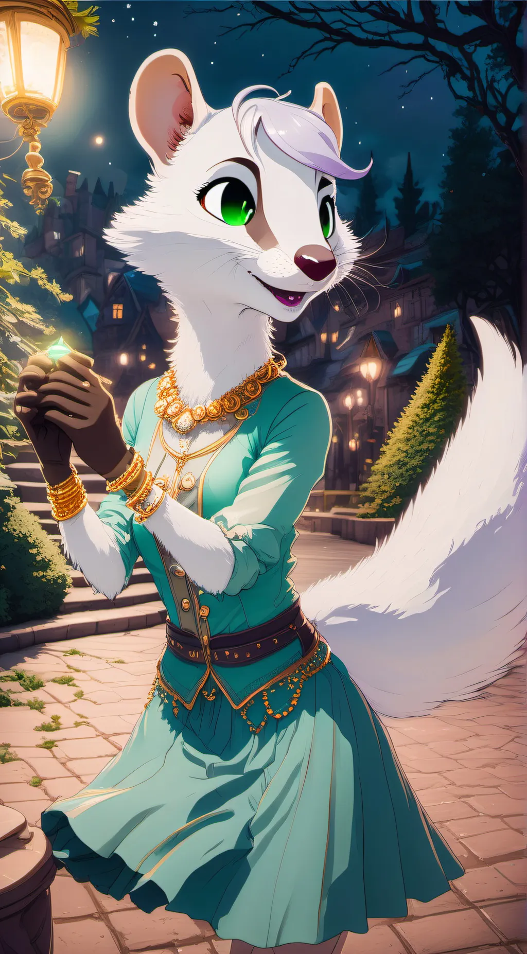 ai character: Angel weasel background
