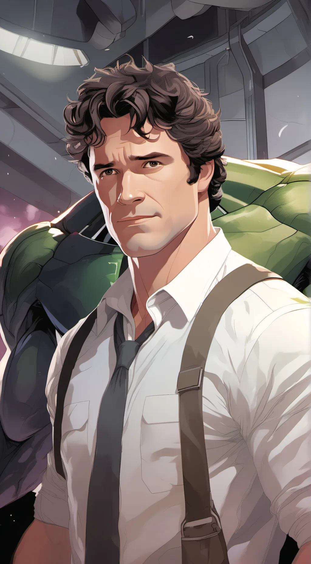 ai character: Bruce and Nat background