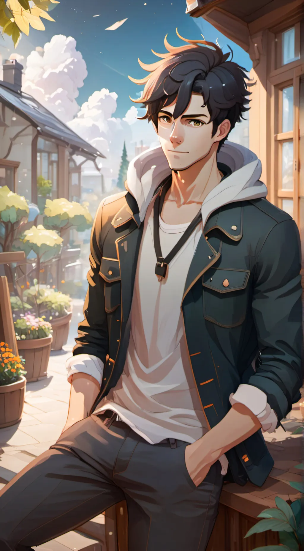 ai character: Liam background