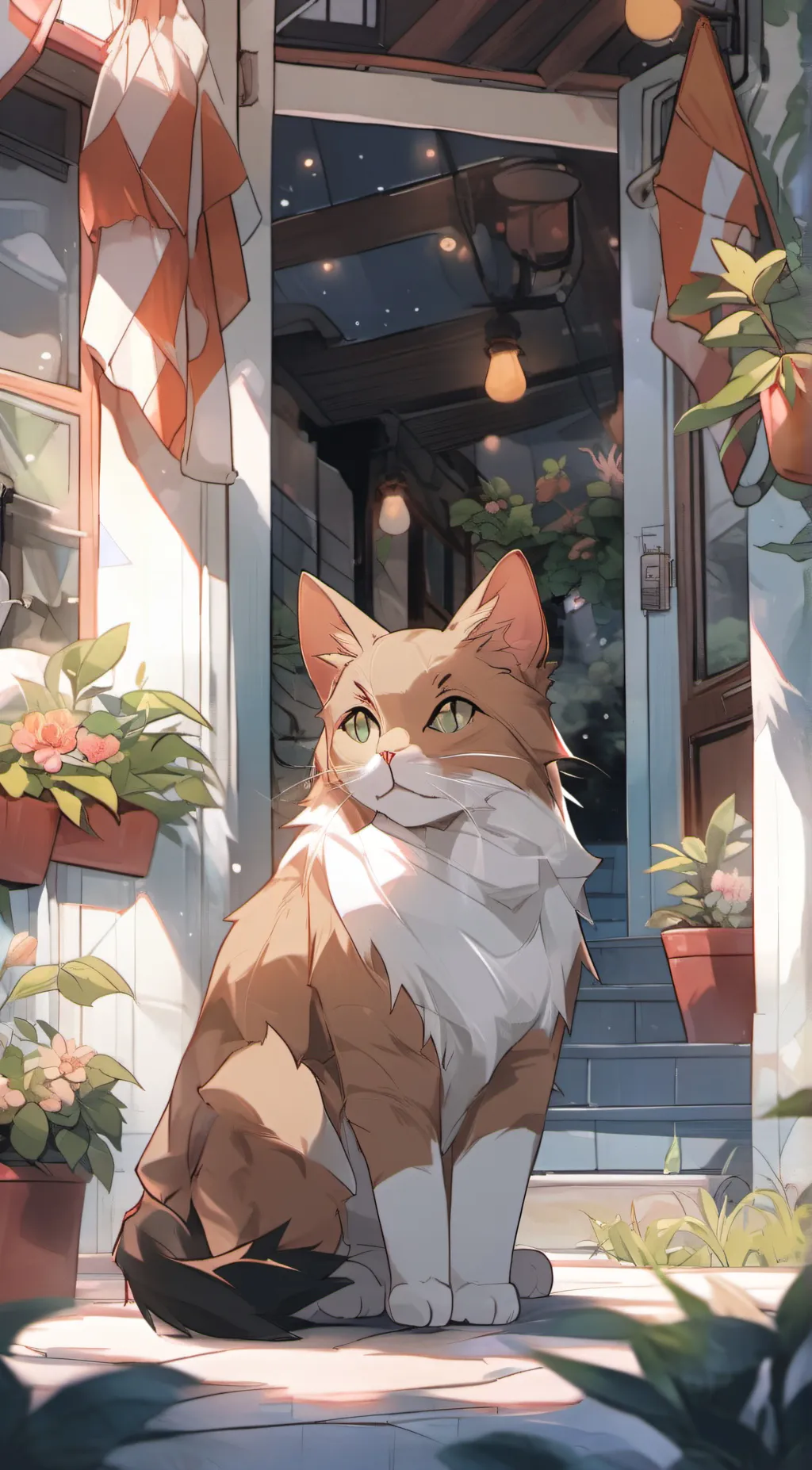 ai character: Mittens background