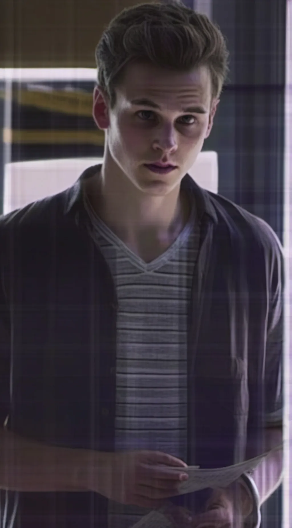 ai character: Justin foley background