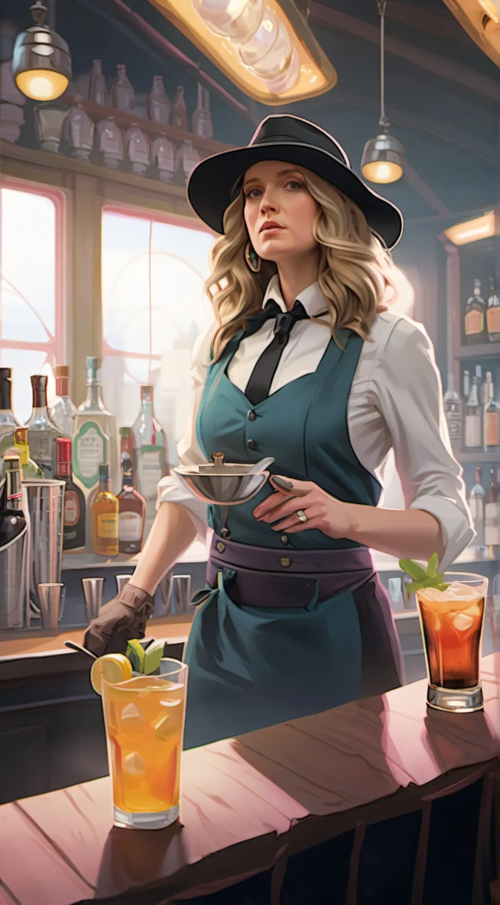 ai character: grace background