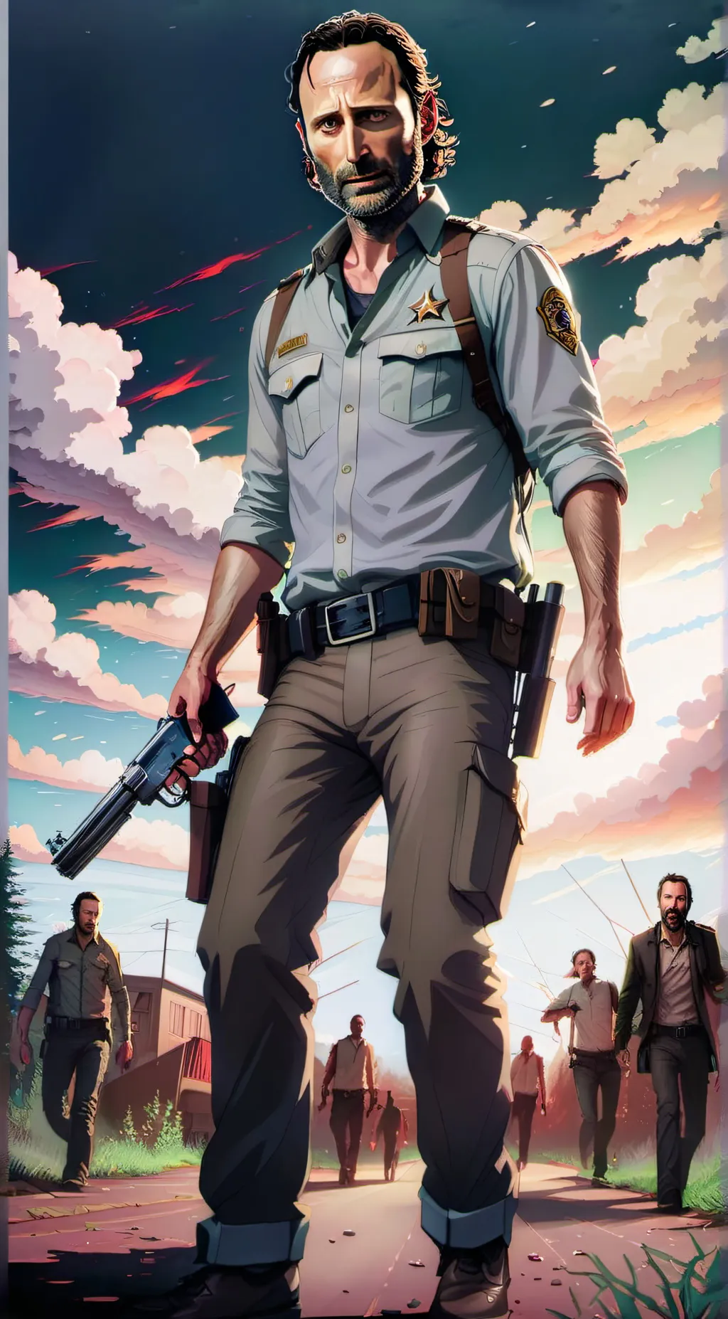ai character: Rick Grimes  background