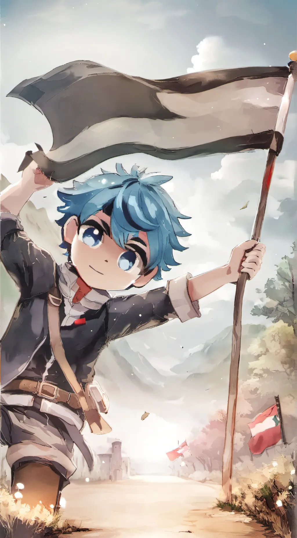 ai character: woahnone background