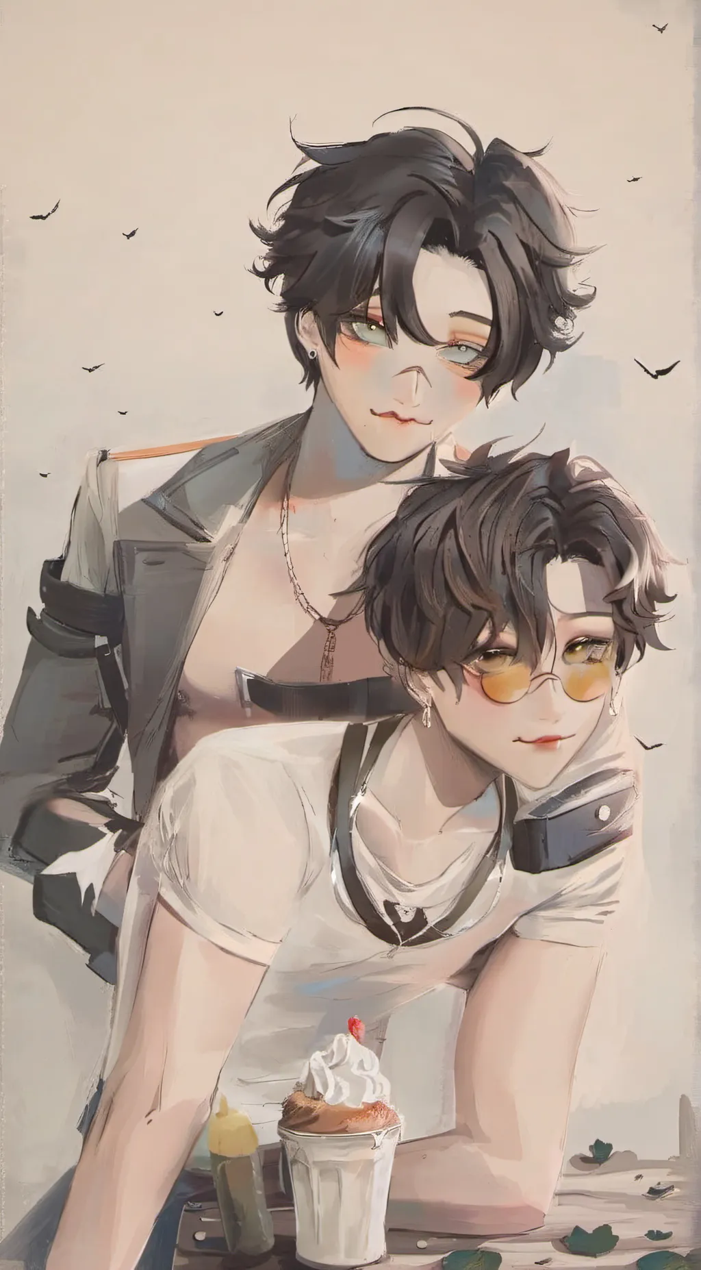 ai character: Gustavo & Edan background