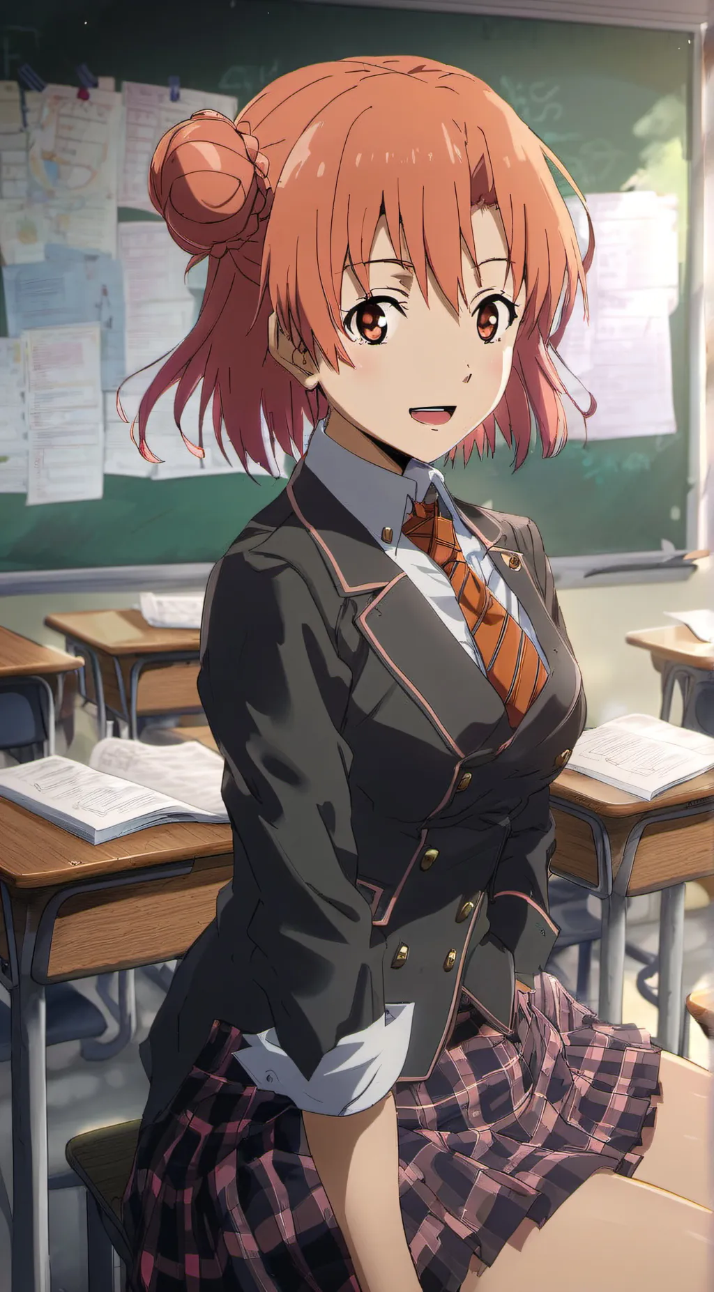 ai character: Yui Yuigahama background