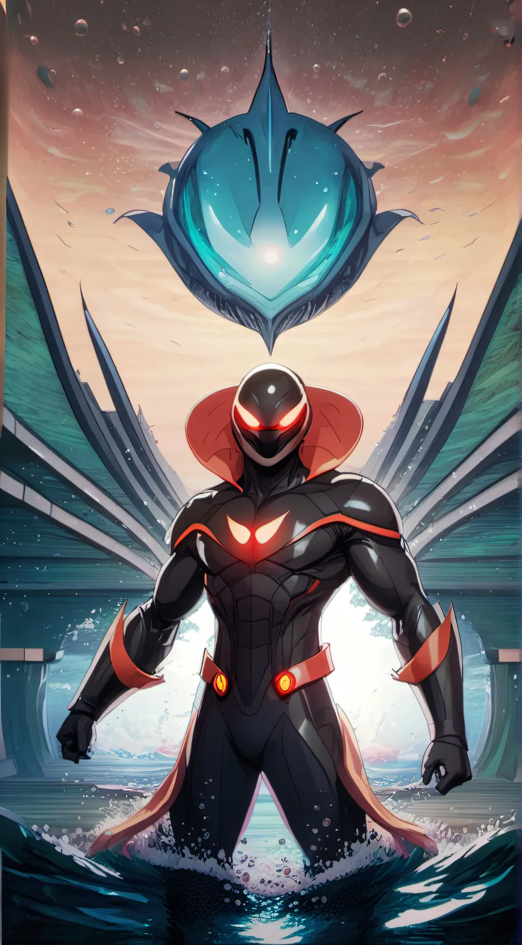 ai character: Black Manta background
