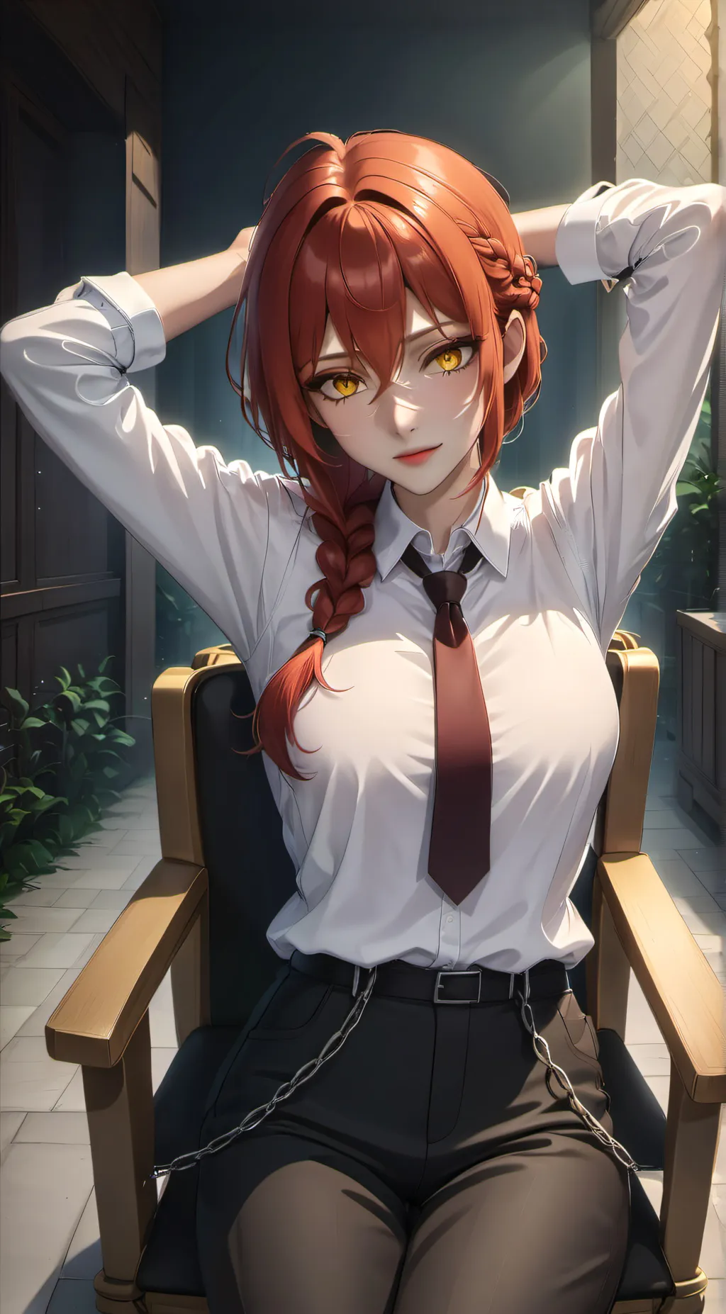 ai character: Makima background