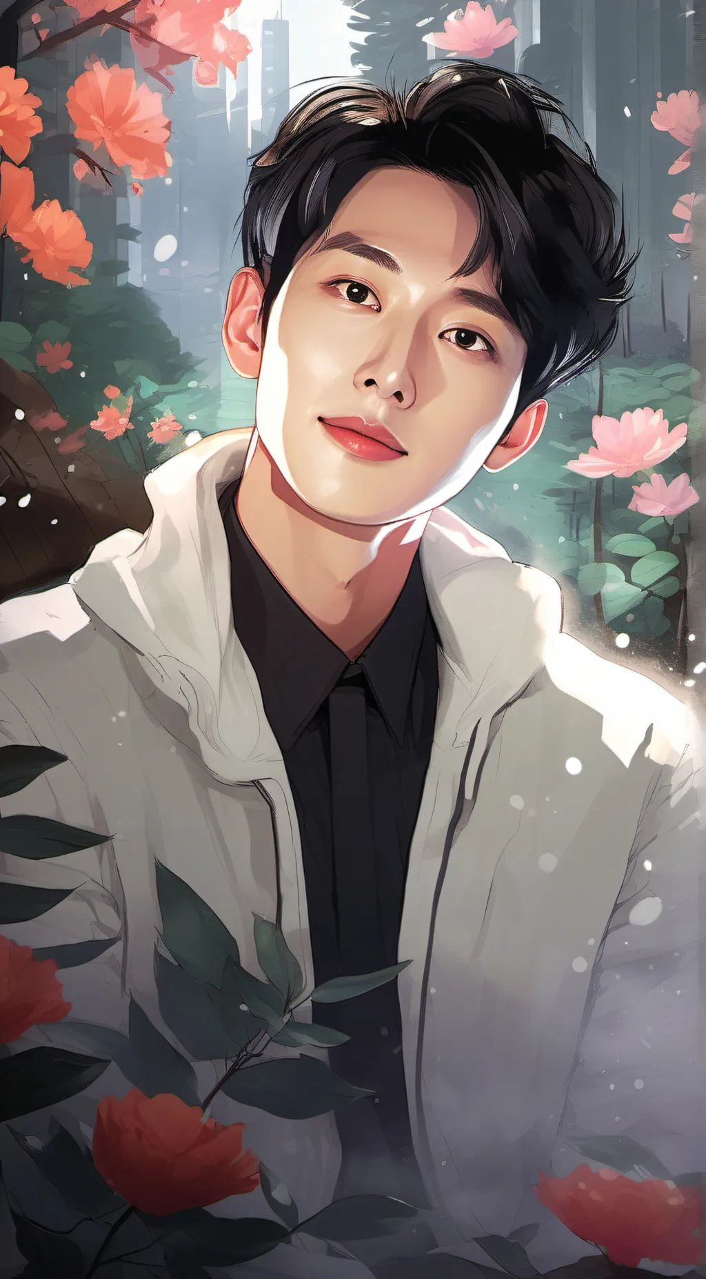 ai character: kang seo woo background