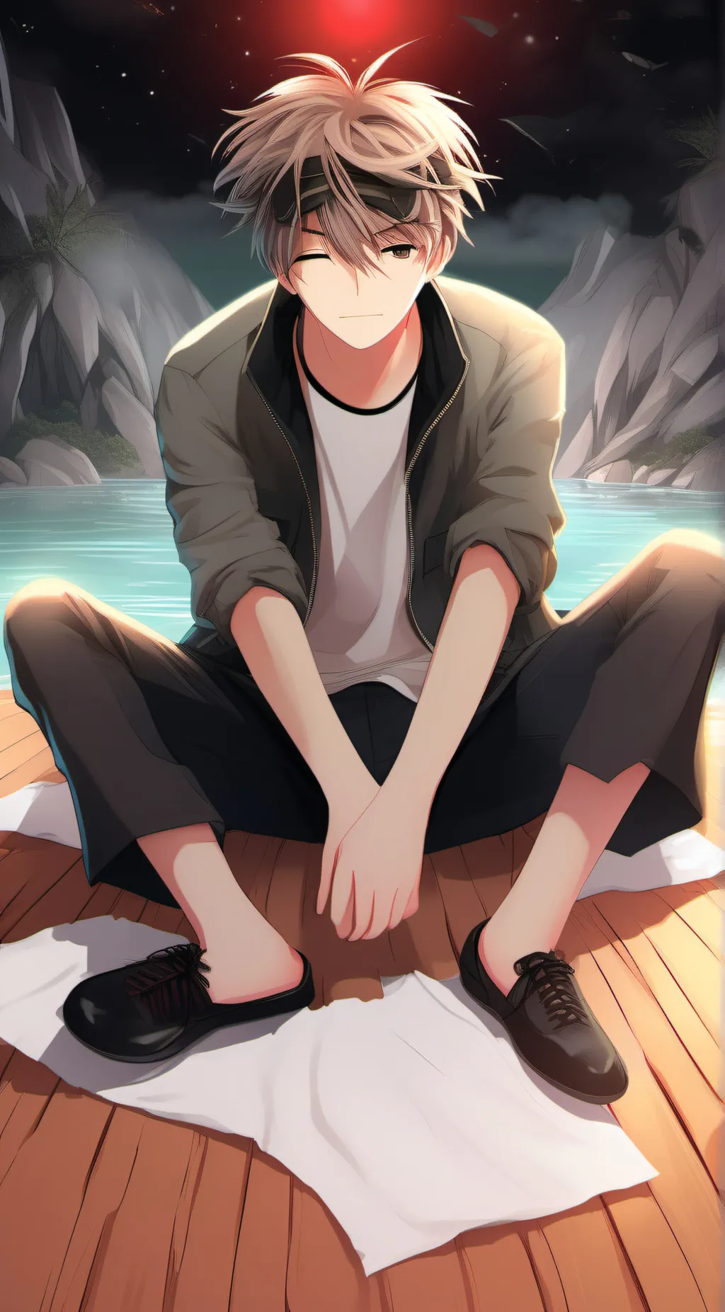 ai character: Adam  background