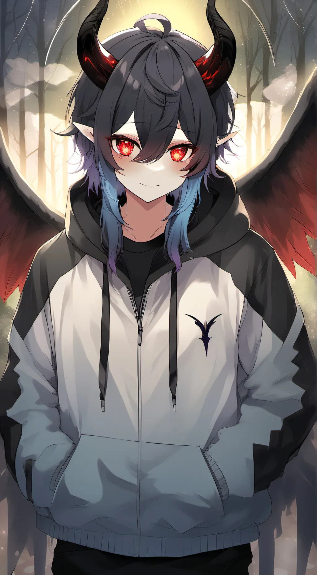 ai character: shade background