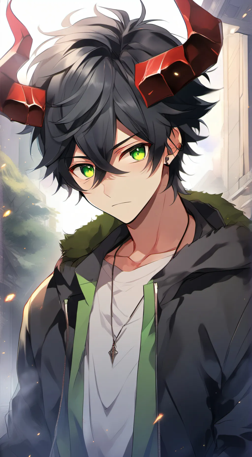 ai character: Léo background