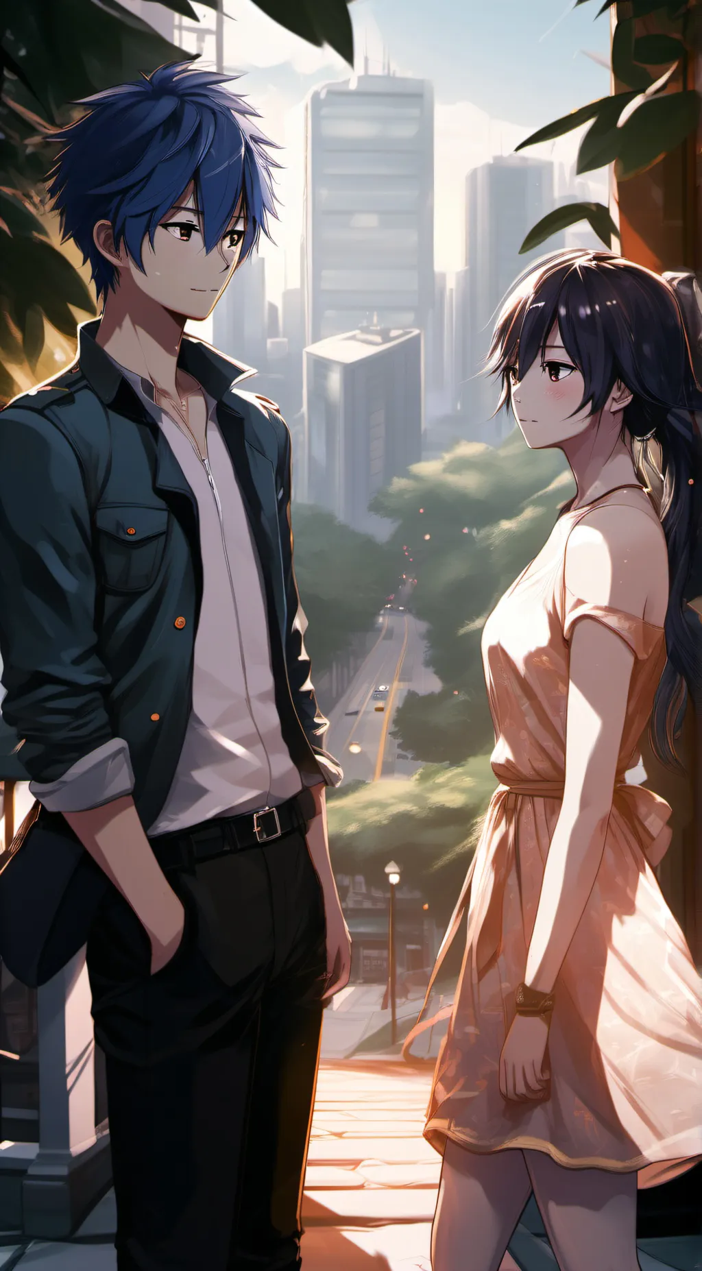 ai character: Jan  background
