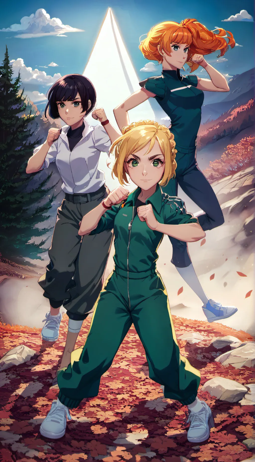 ai character: Totally Spies  background