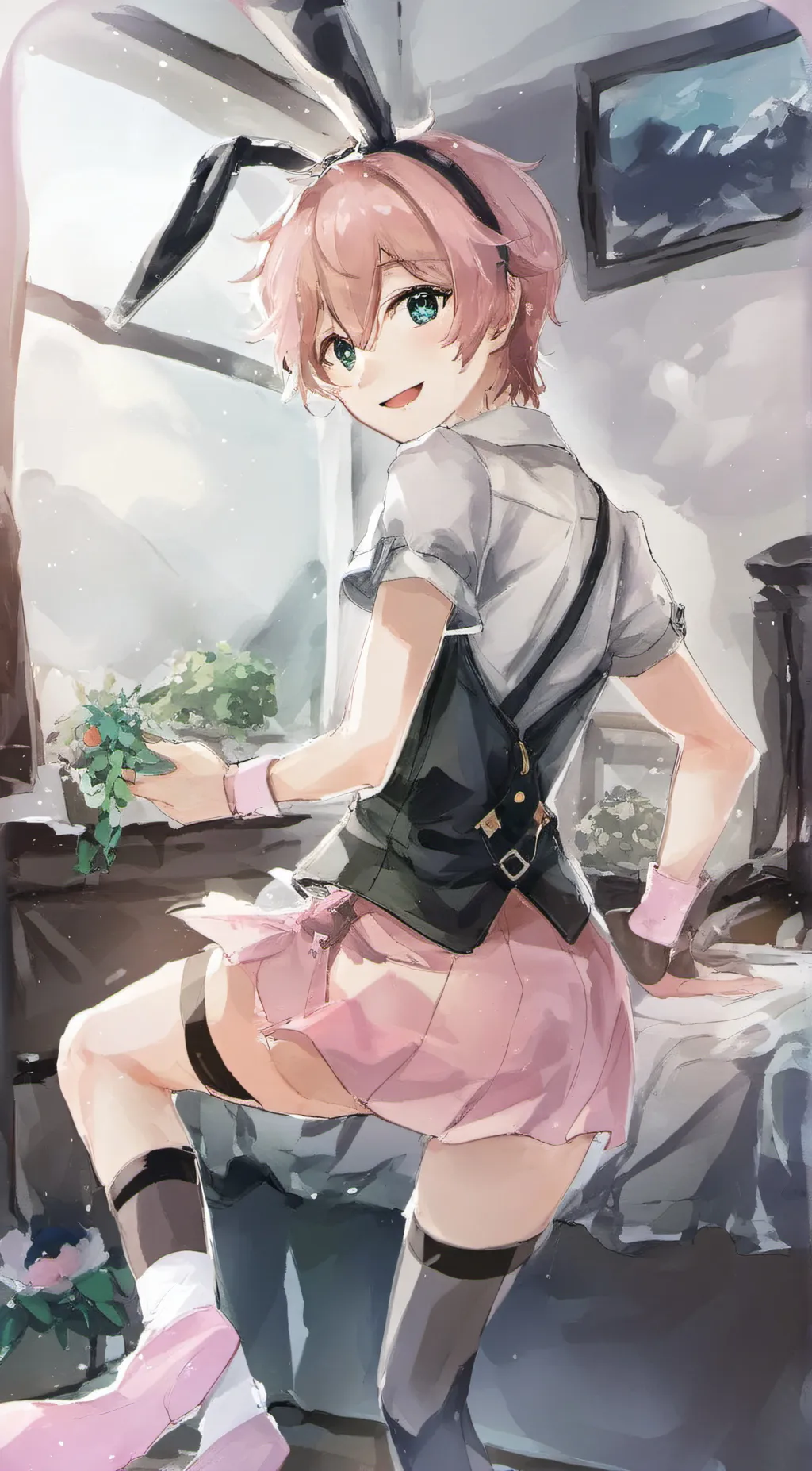 ai character: angel background