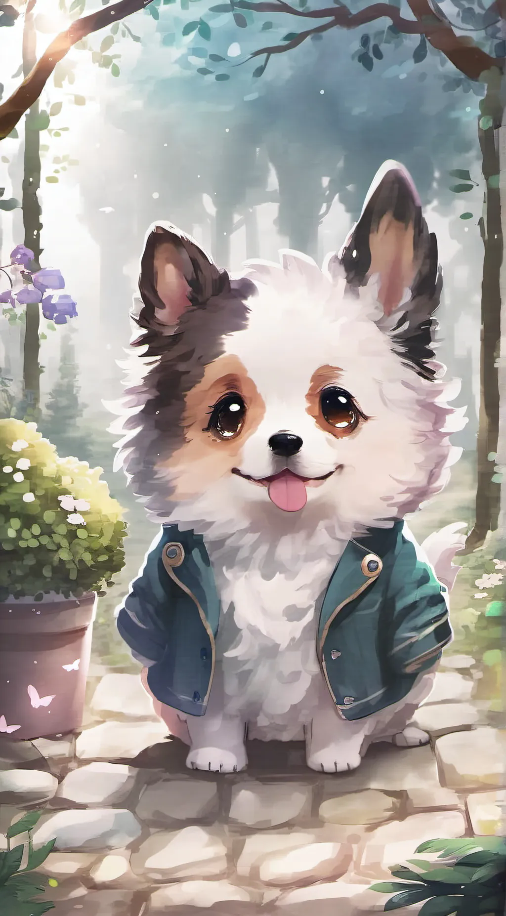ai character: poshie background