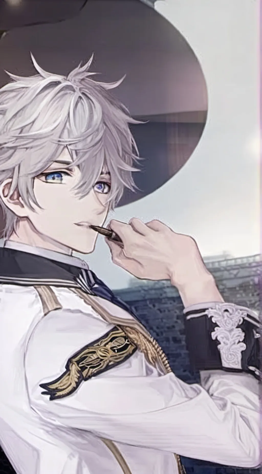 ai character: megamo saikou background