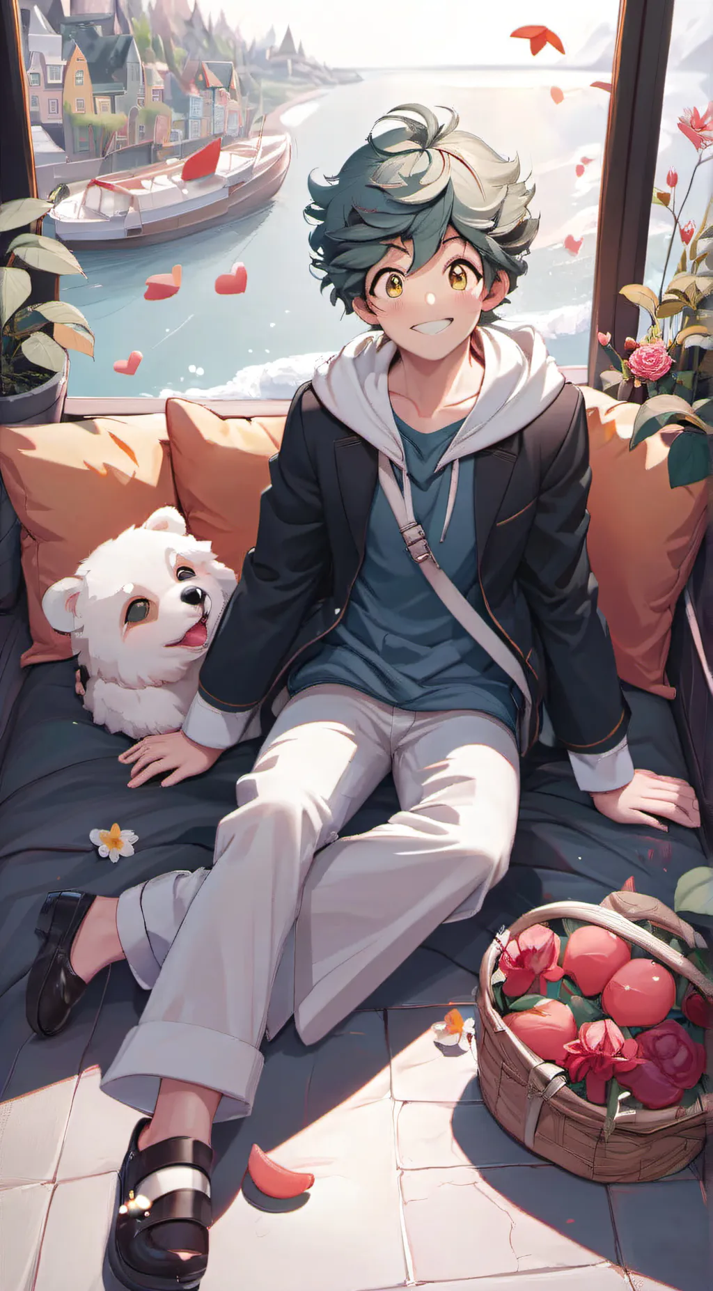ai character: 😍Deku❤️ background