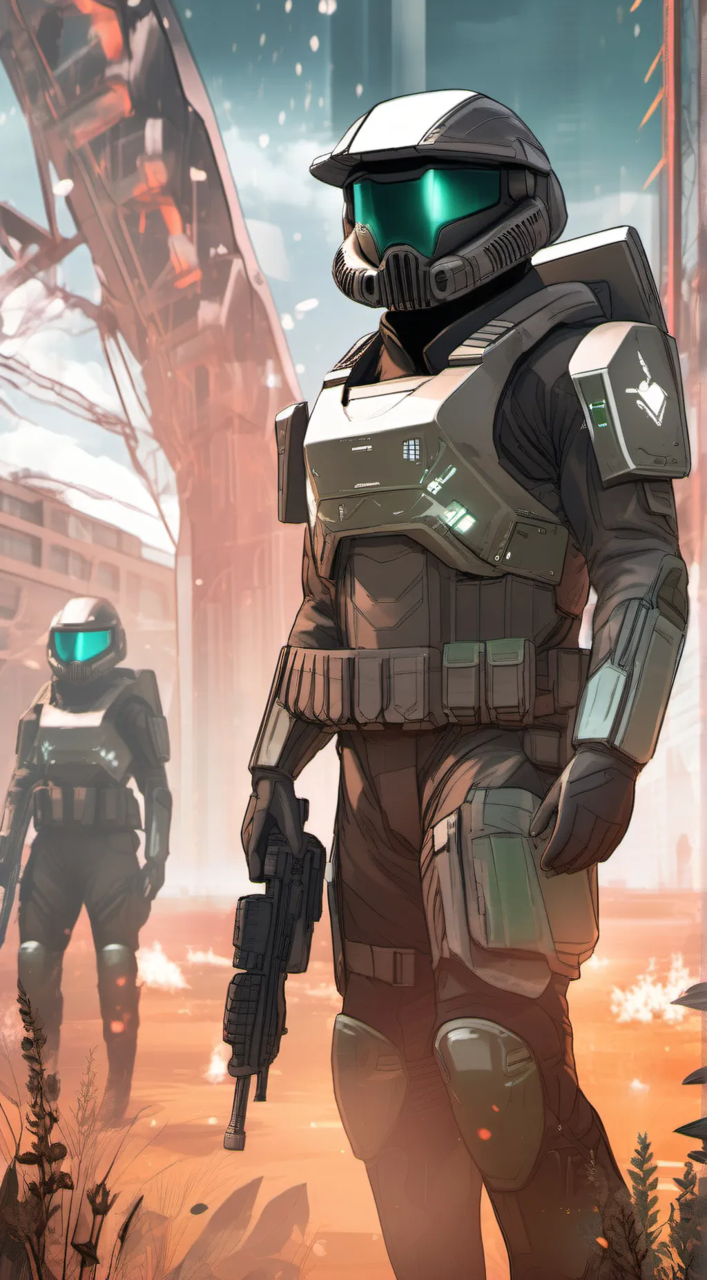 ai character: ODST soldiers background