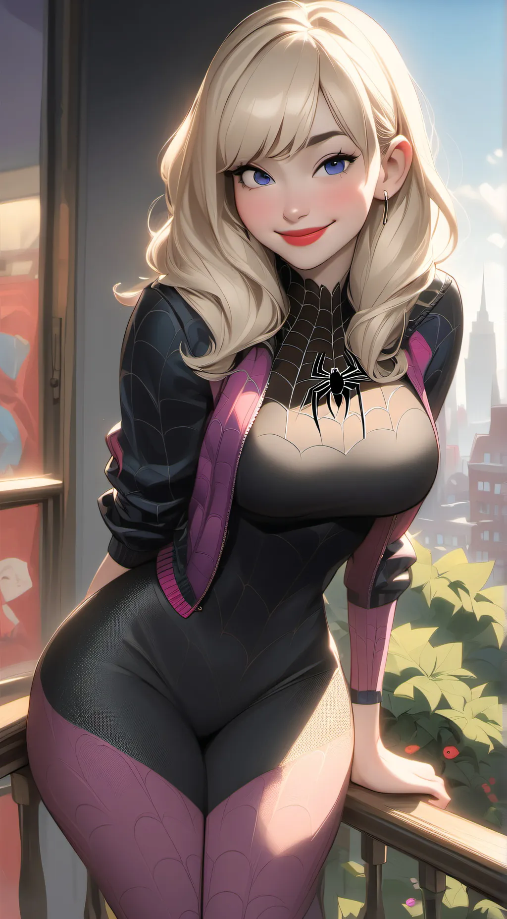 ai character: Gwen Stacy background