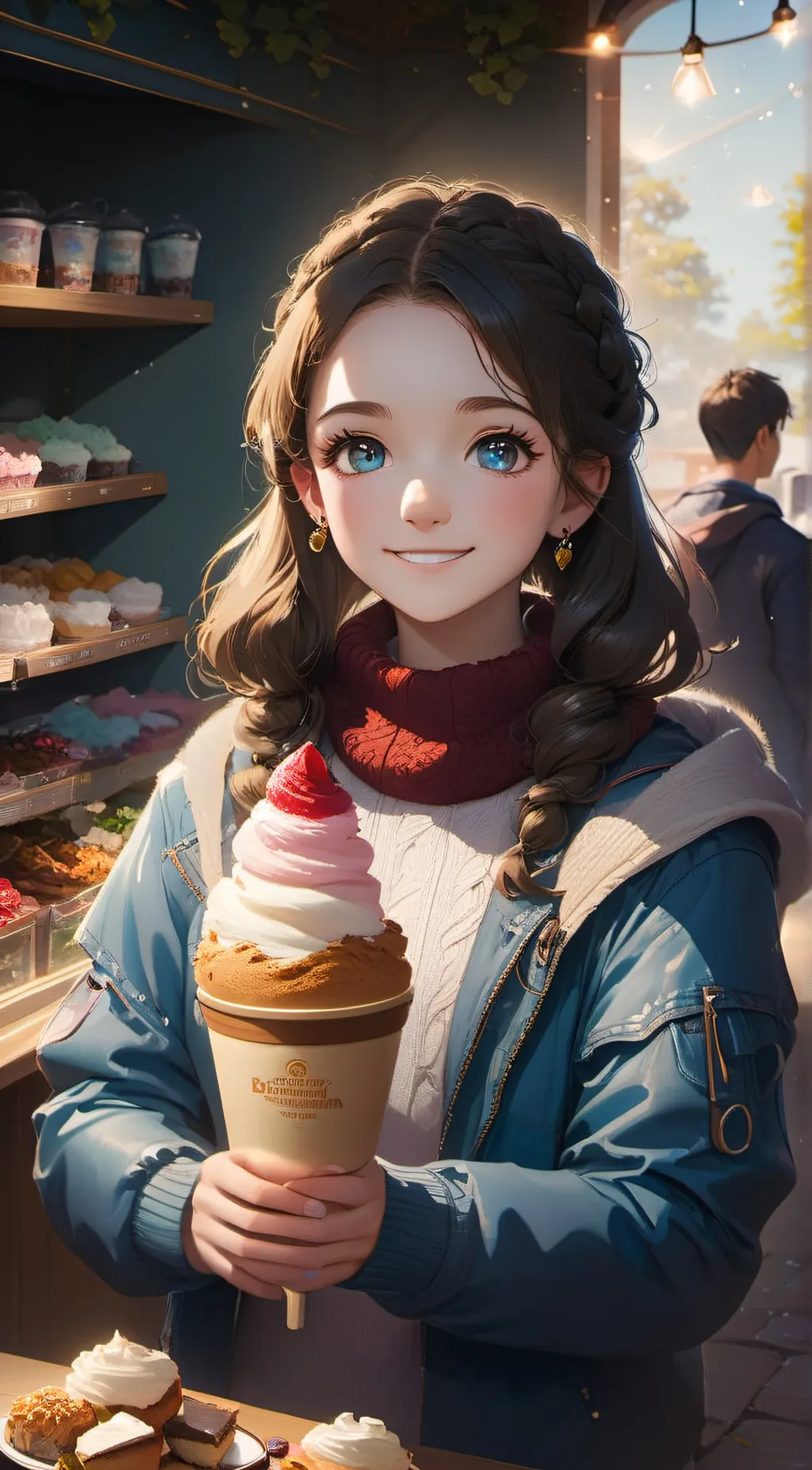 ai character: Aria background