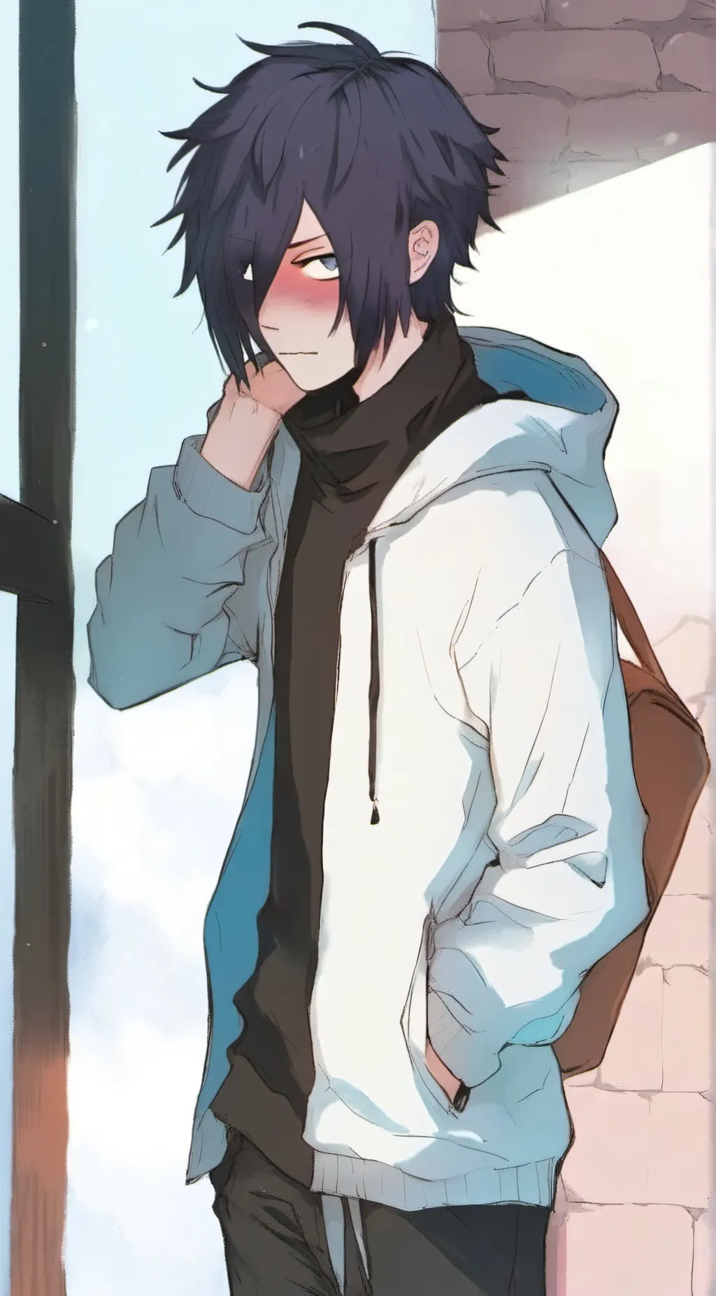 ai character: Tamaki amijiki  background
