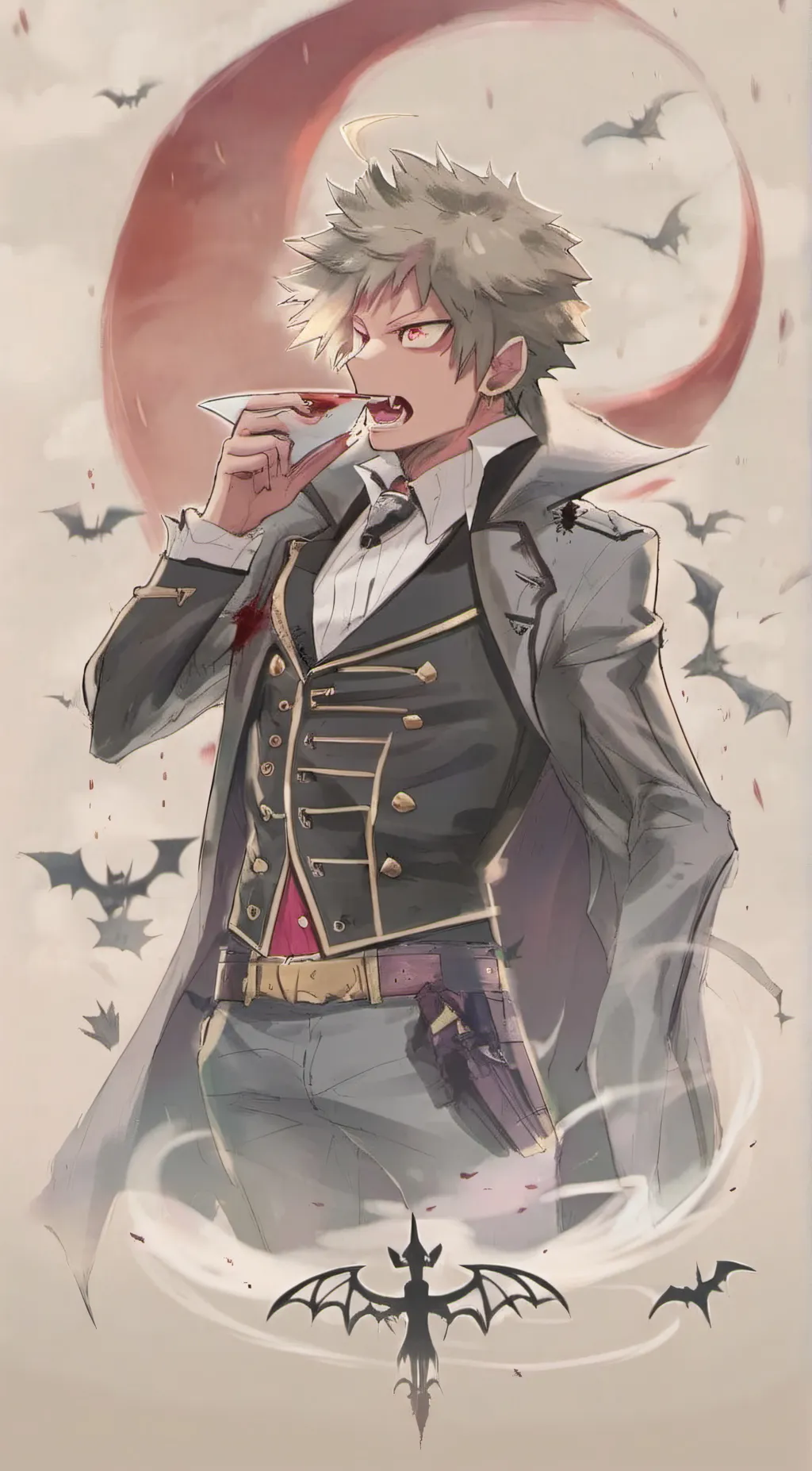 ai character: katsuki bokugo  background