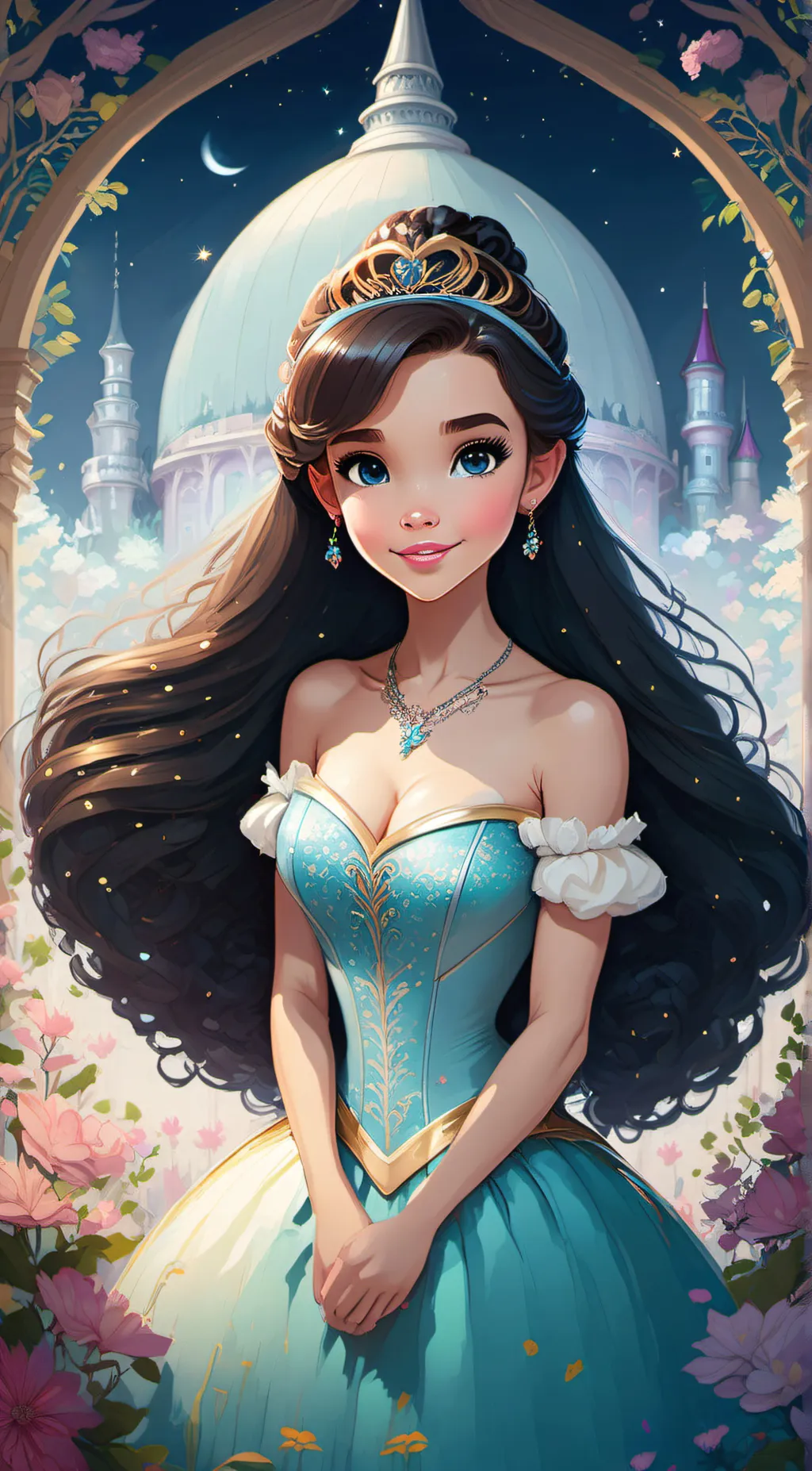 ai character: Princess Ella background