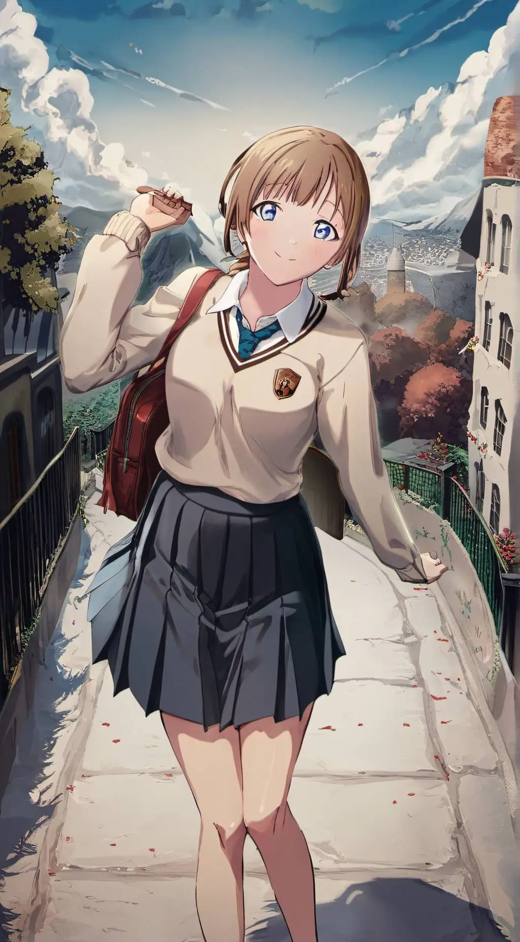 ai character: Honami Mochizuki background
