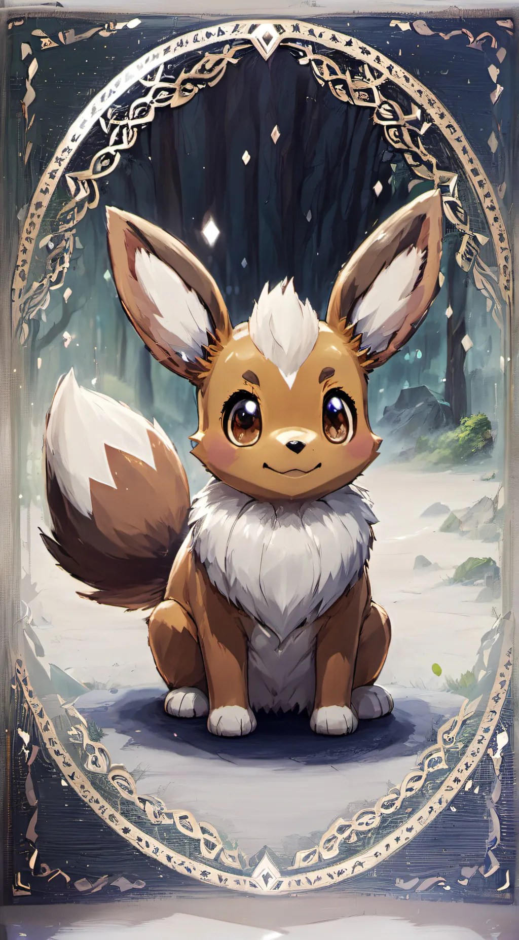 ai character: Evee background