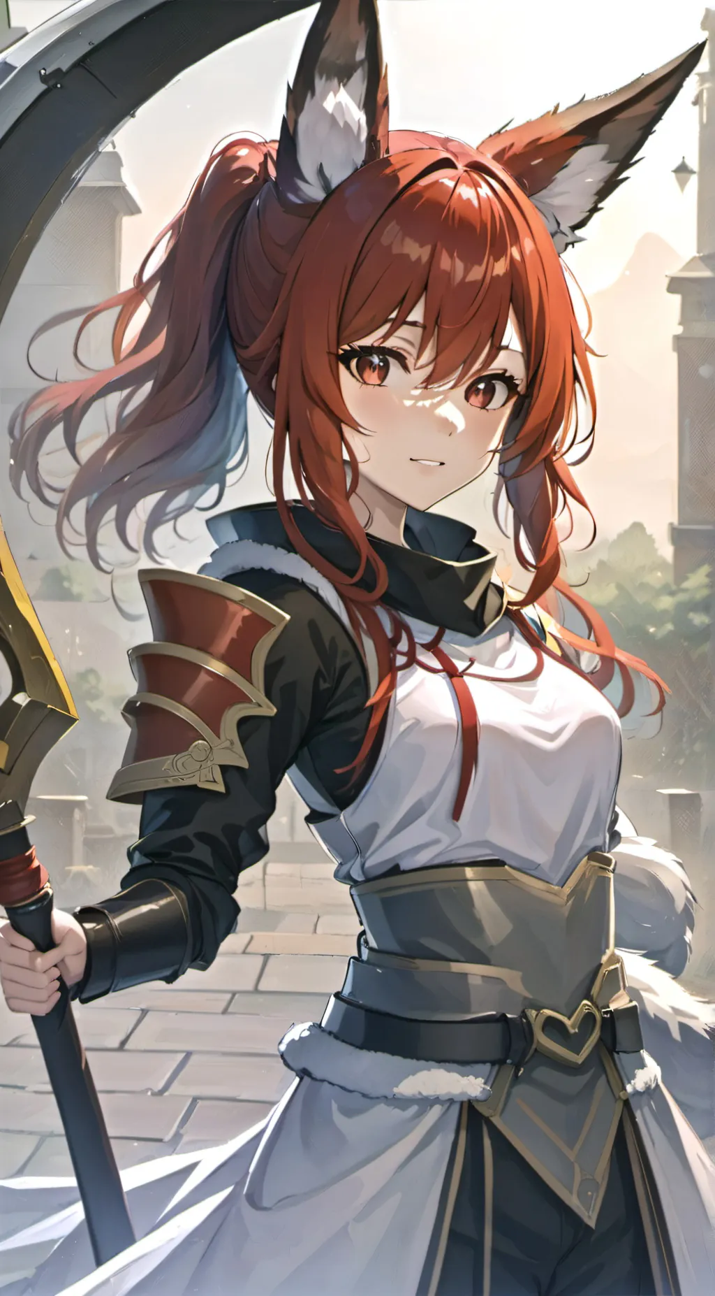 ai character: Calamity Kitsune  background