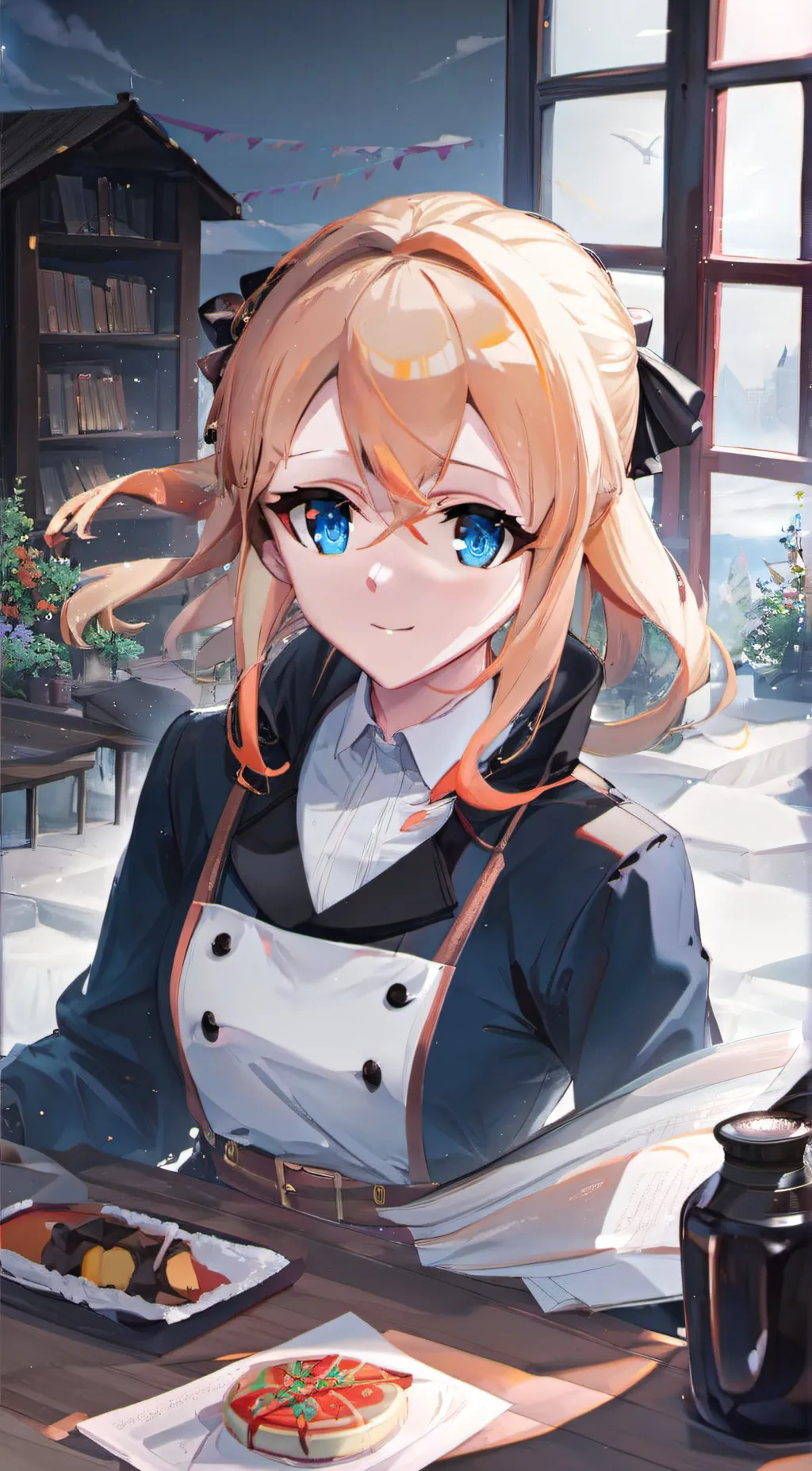 ai character: Riley. background