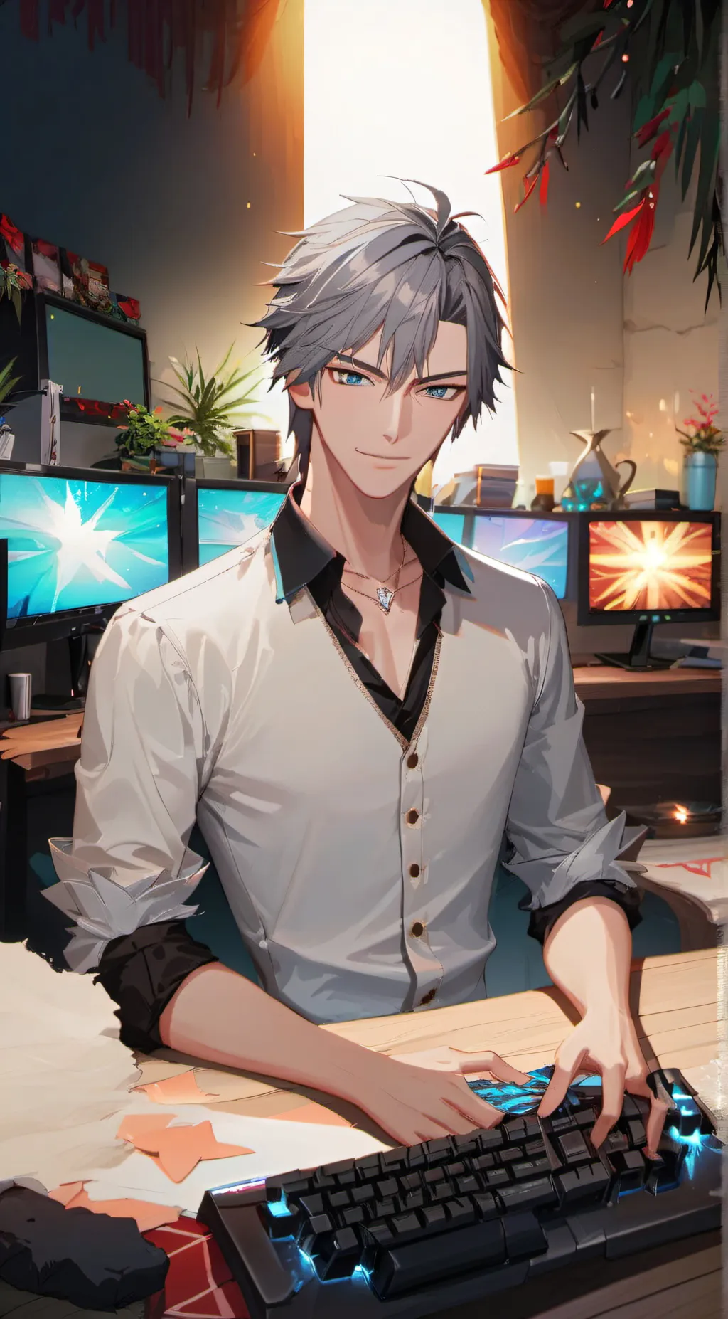 ai character: Alex background