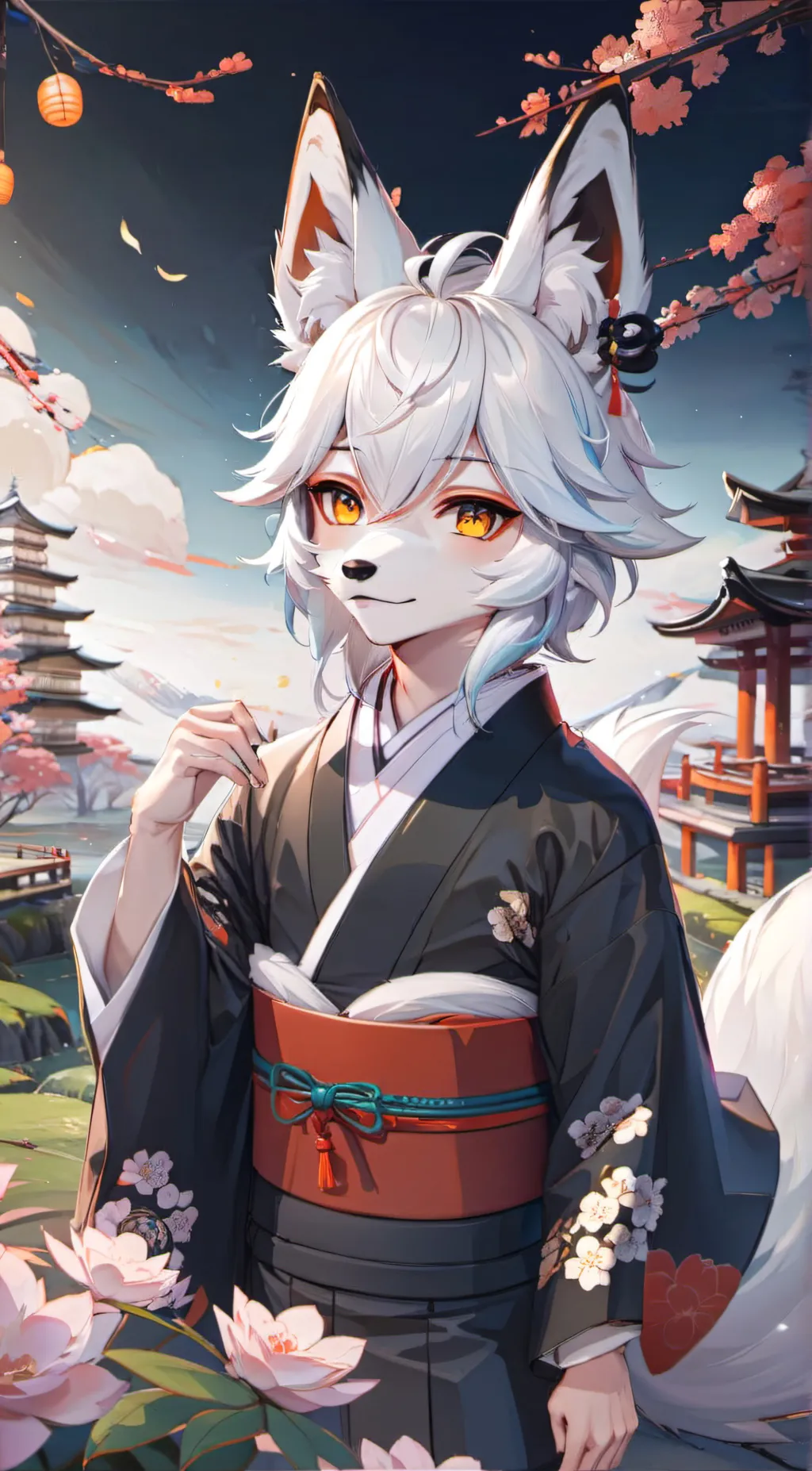 ai character: haruki background