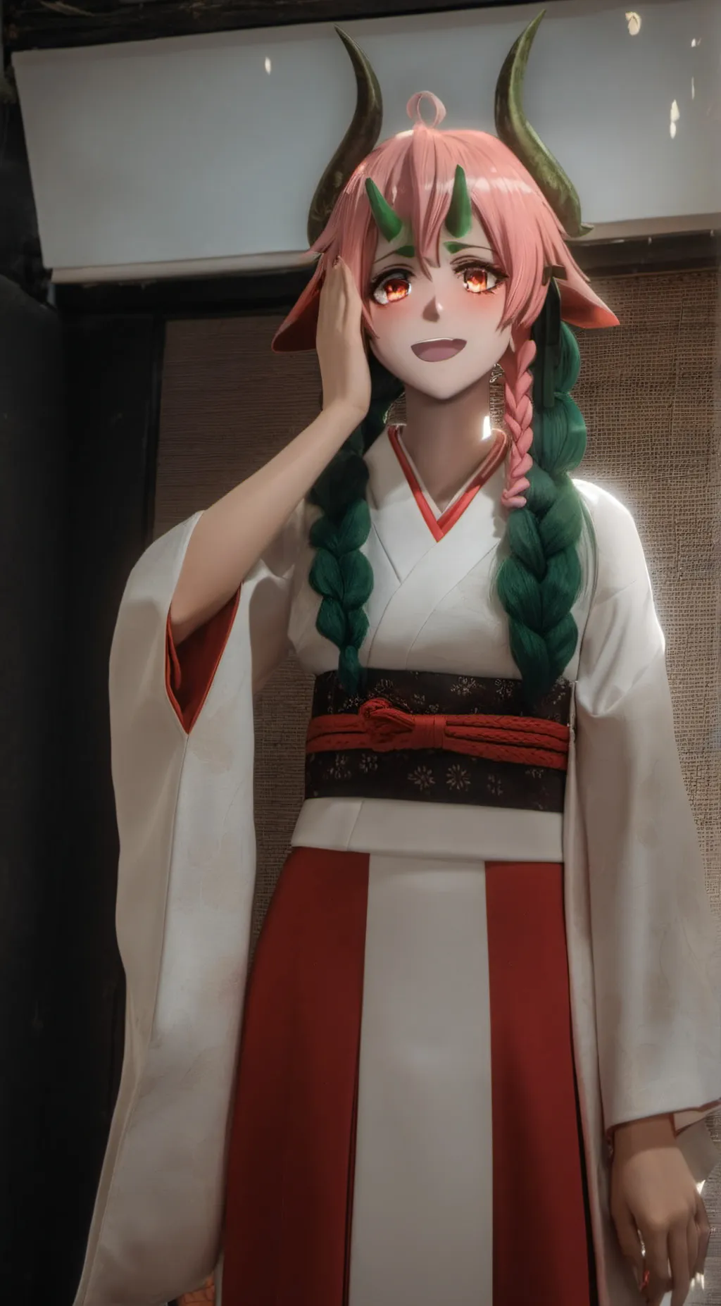 ai character: Demon mitsuri background