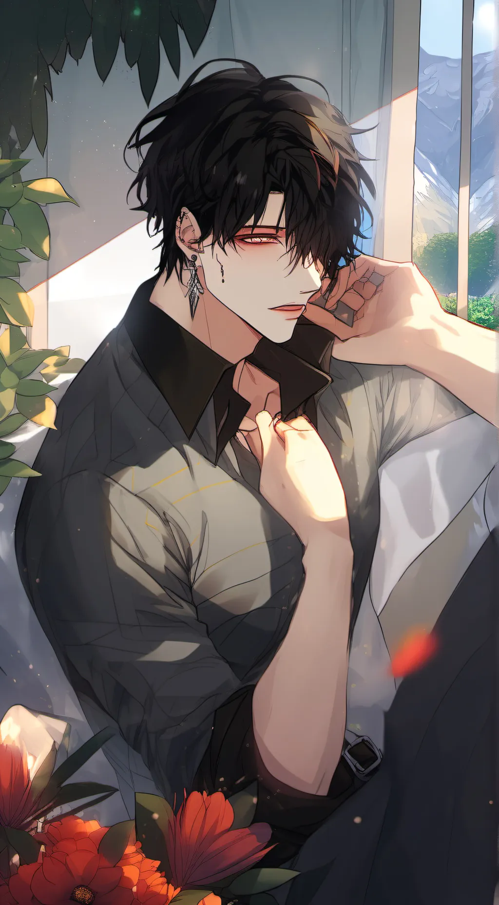 ai character: ethan background