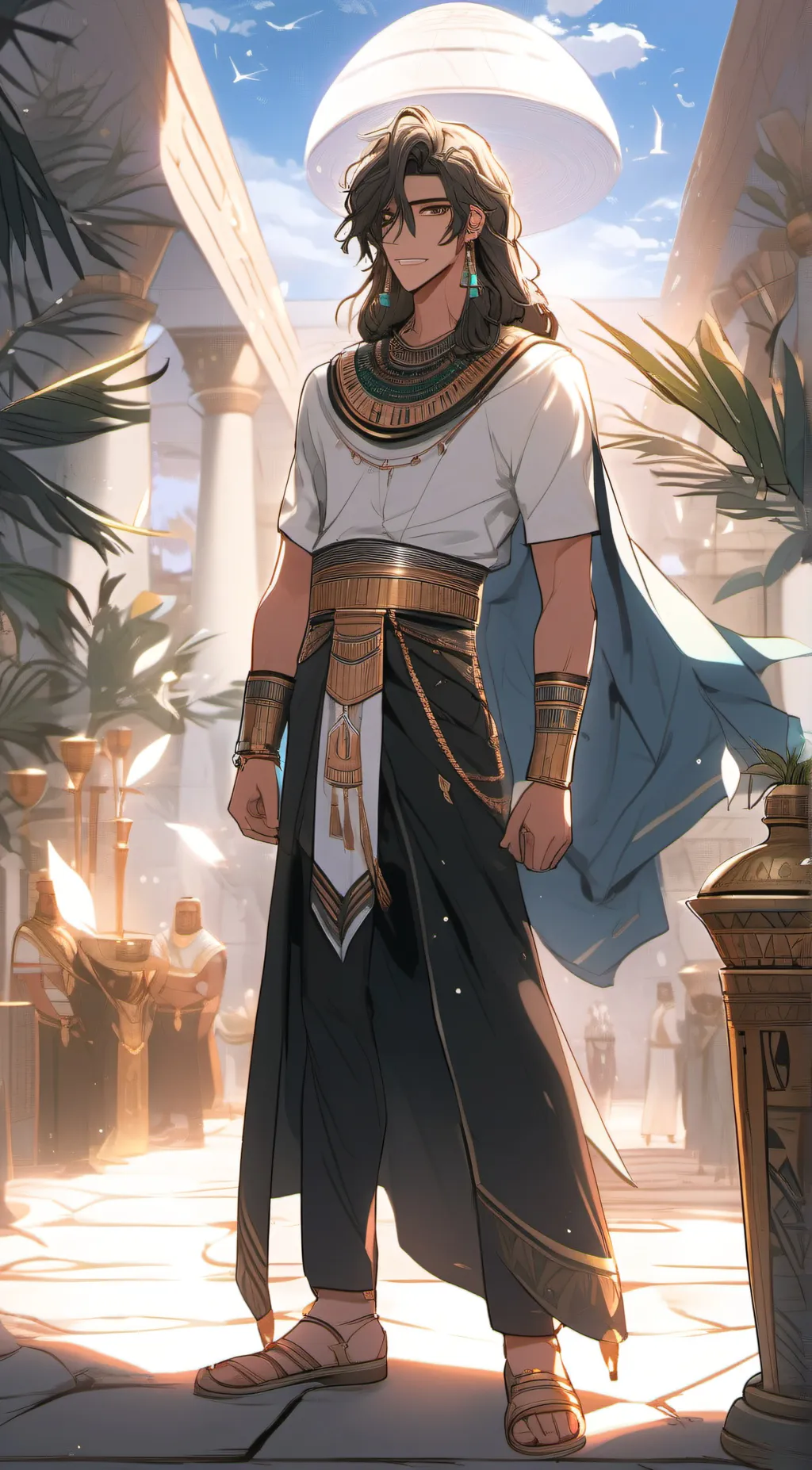 ai character: Leon background